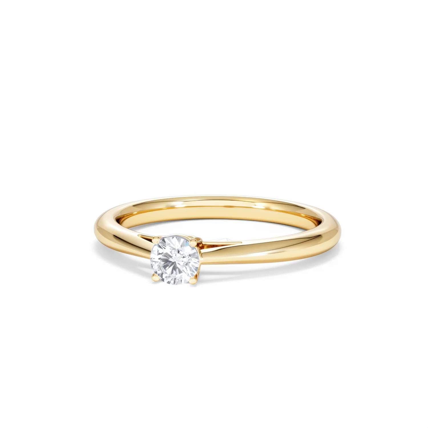 Engagement Ring Certified Elysia 18K Gold Diamond 0.25CT - Image 84