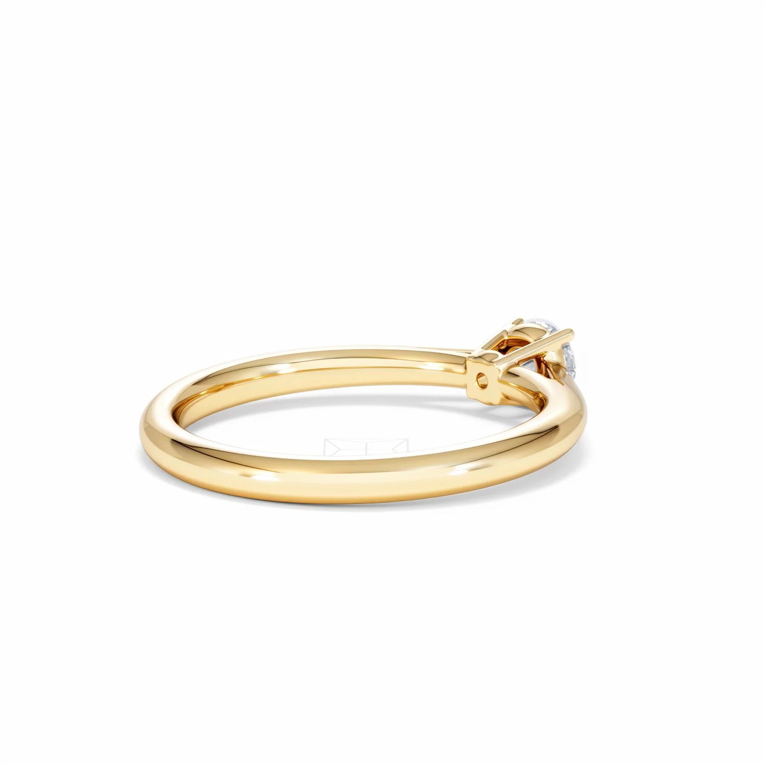 Engagement Ring Certified Elysia 18K Gold Diamond 0.33CT-F-G/VS - Image 38