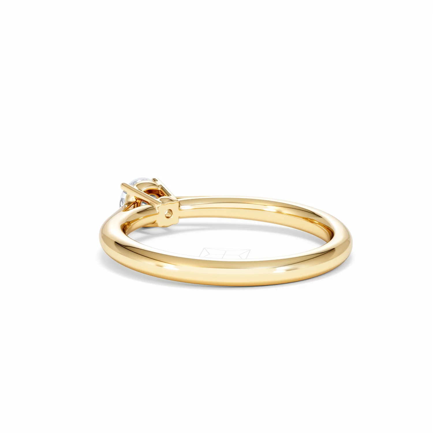 Engagement Ring Certified Elysia 18K Gold Diamond 0.33CT-F-G/VS - Image 56