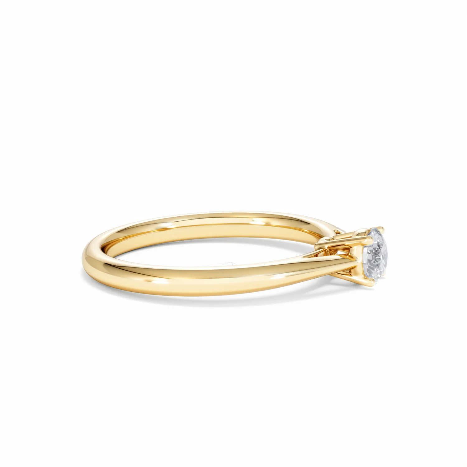 Engagement Ring Certified Elysia 18K Gold Diamond 0.33CT-G-H/SI - Image 24