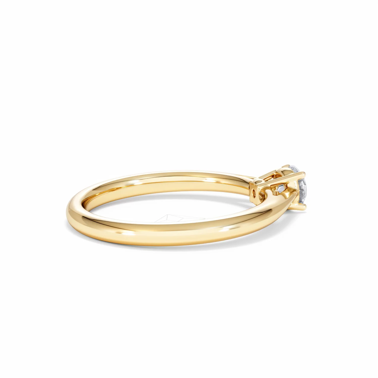 Engagement Ring Certified Elysia 18K Gold Diamond 0.33CT-G-H/SI - Image 33