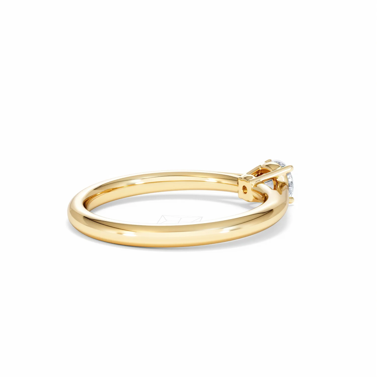 Engagement Ring Certified Elysia 18K Gold Diamond 0.33CT-G-H/SI - Image 36