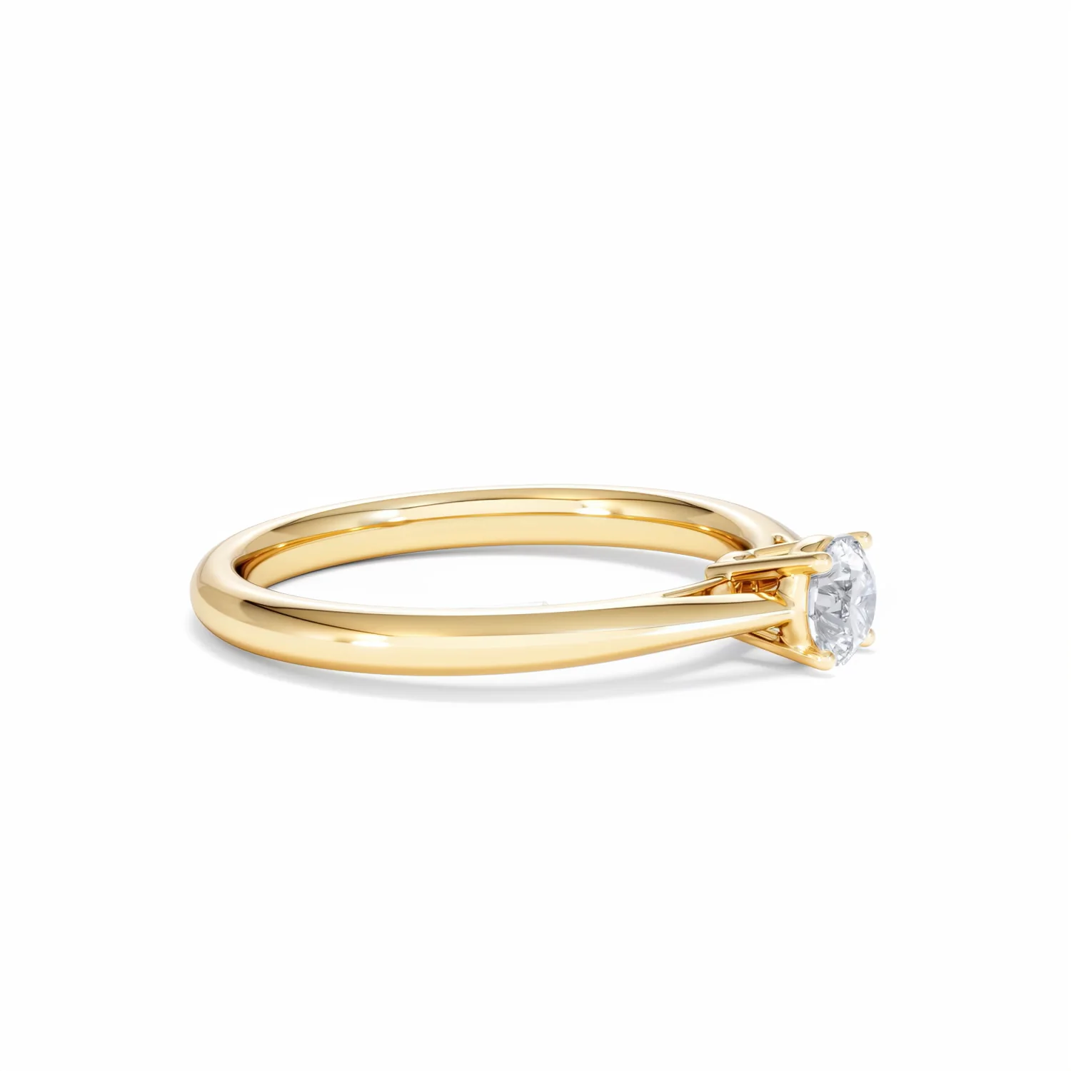 Engagement Ring Certified Elysia 18K Gold Diamond 0.33CT - Image 22