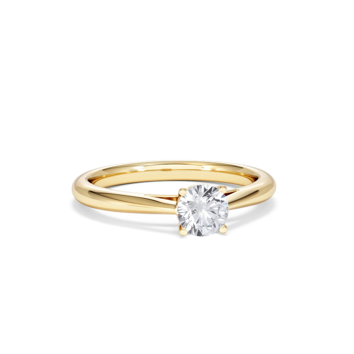 Engagement Ring Certified Elysia 18K Gold Diamond 0.50CT - Image 11