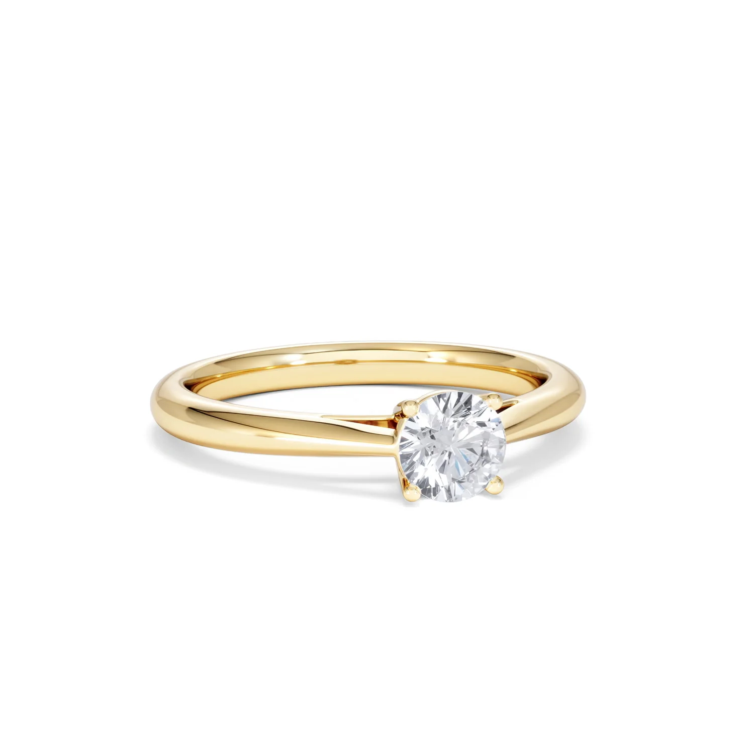 Engagement Ring Certified Elysia 18K Gold Diamond 0.50CT - Image 12