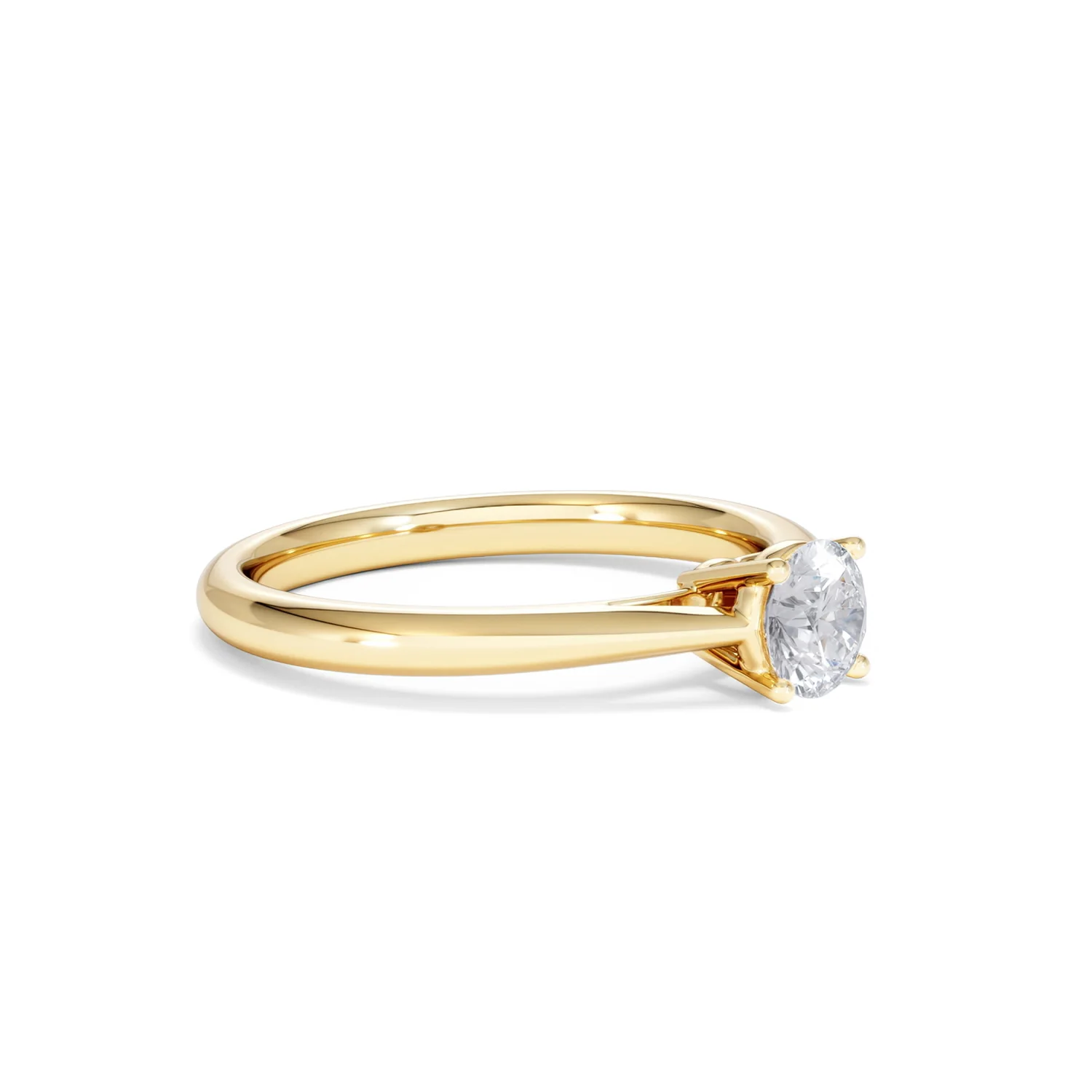 Engagement Ring Certified Elysia 18K Gold Diamond 0.50CT - Image 19