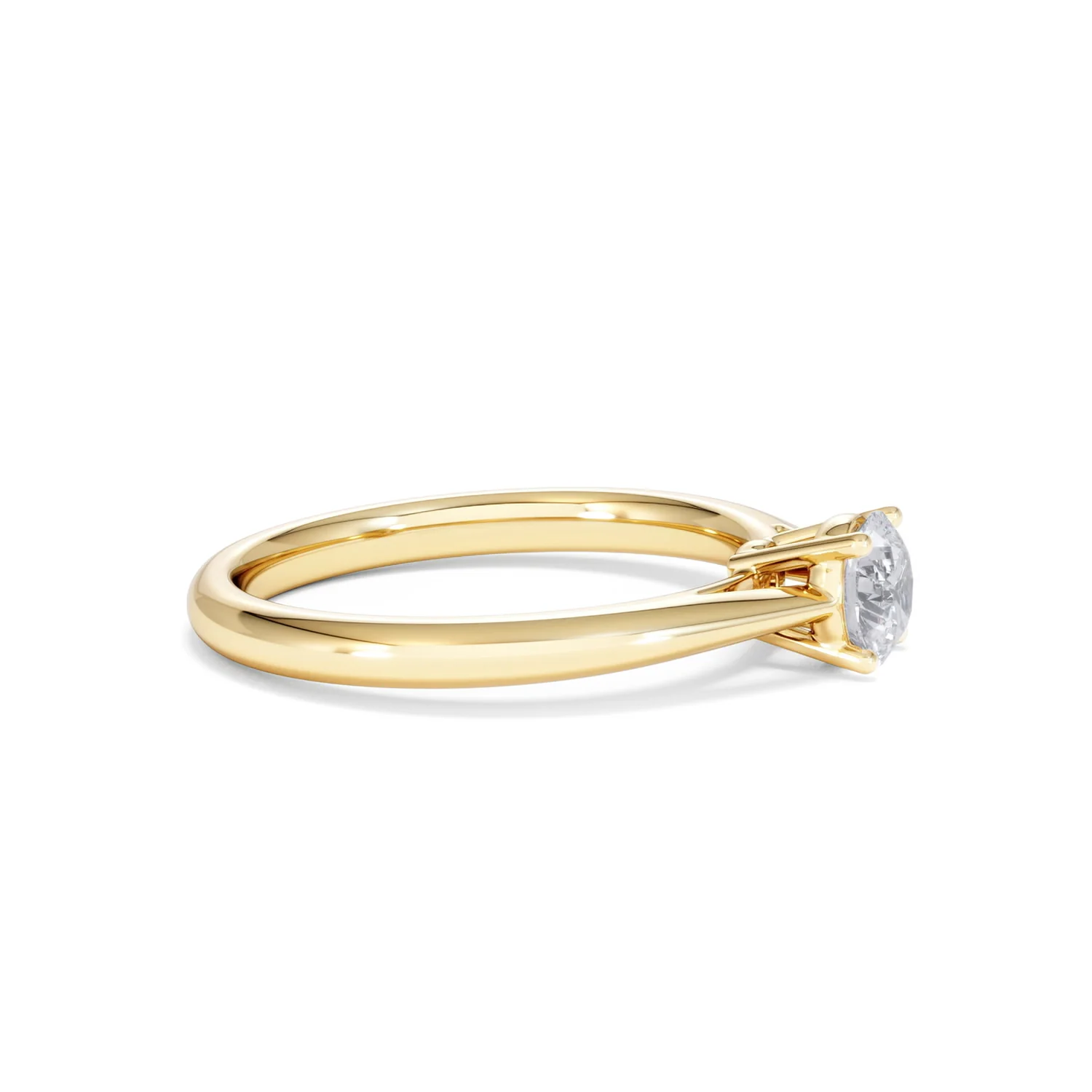 Engagement Ring Certified Elysia 18K Gold Diamond 0.50CT - Image 24