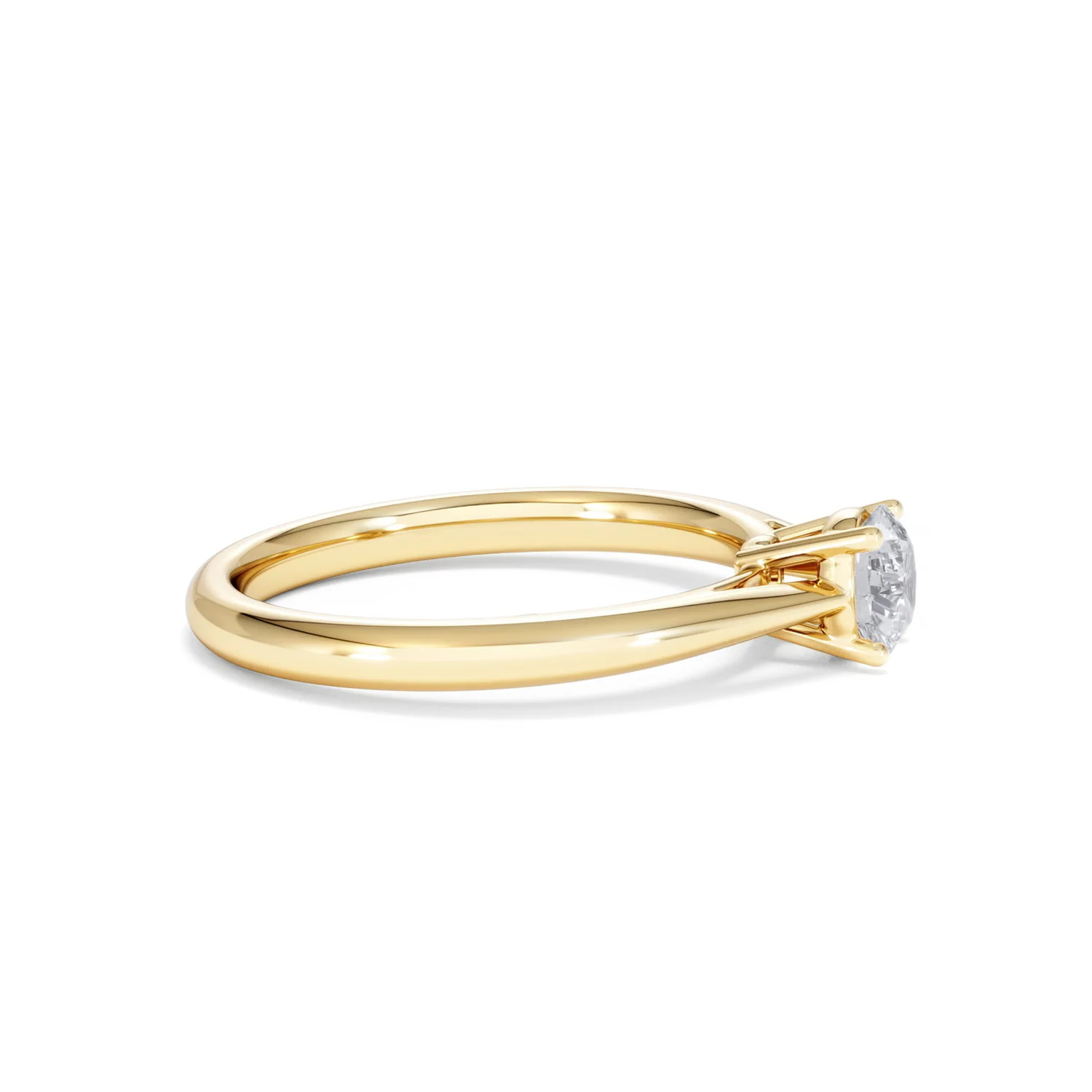 Engagement Ring Certified Elysia 18K Gold Diamond 0.50CT - Image 25