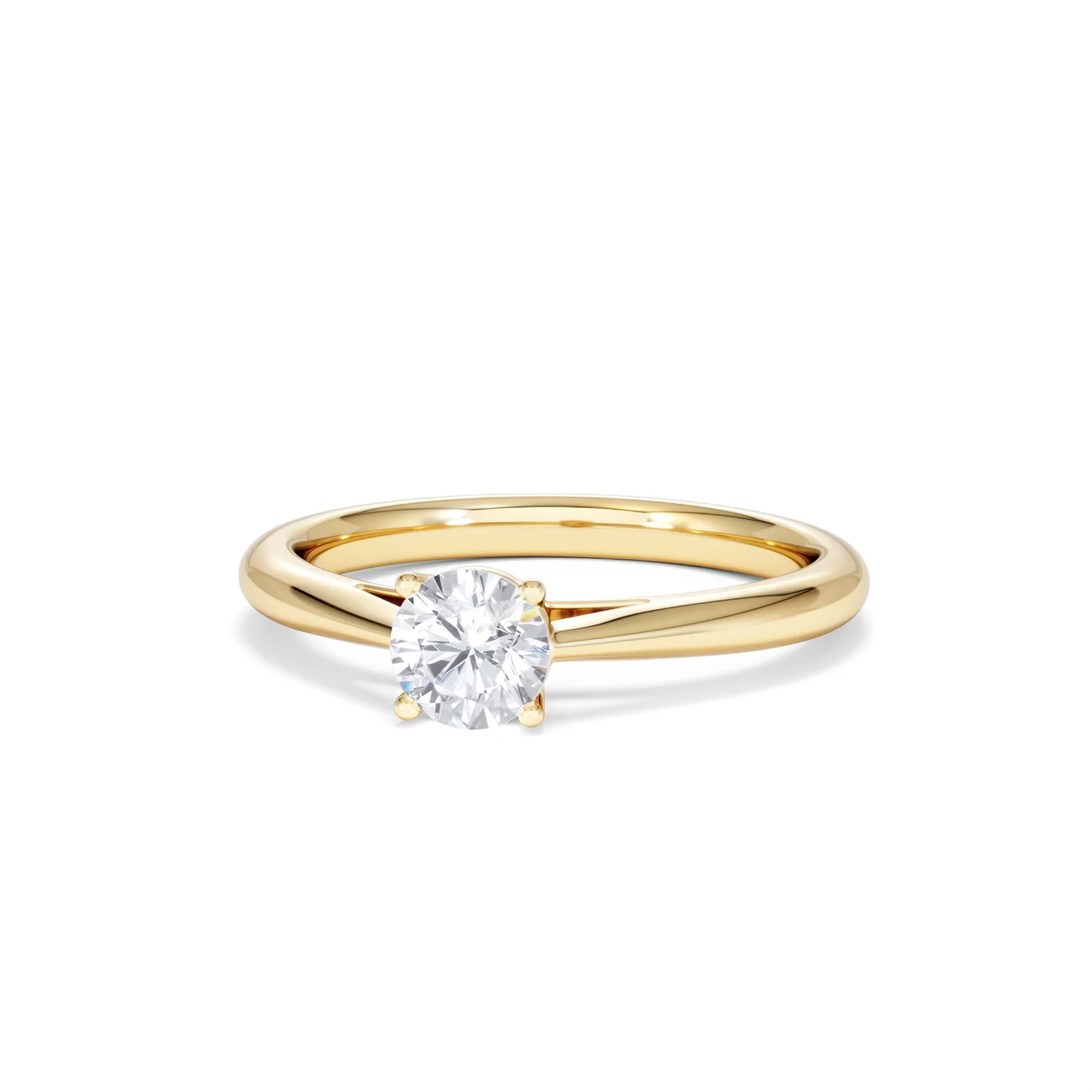 Engagement Ring Certified Elysia 18K Gold Diamond 0.50CT - Image 85