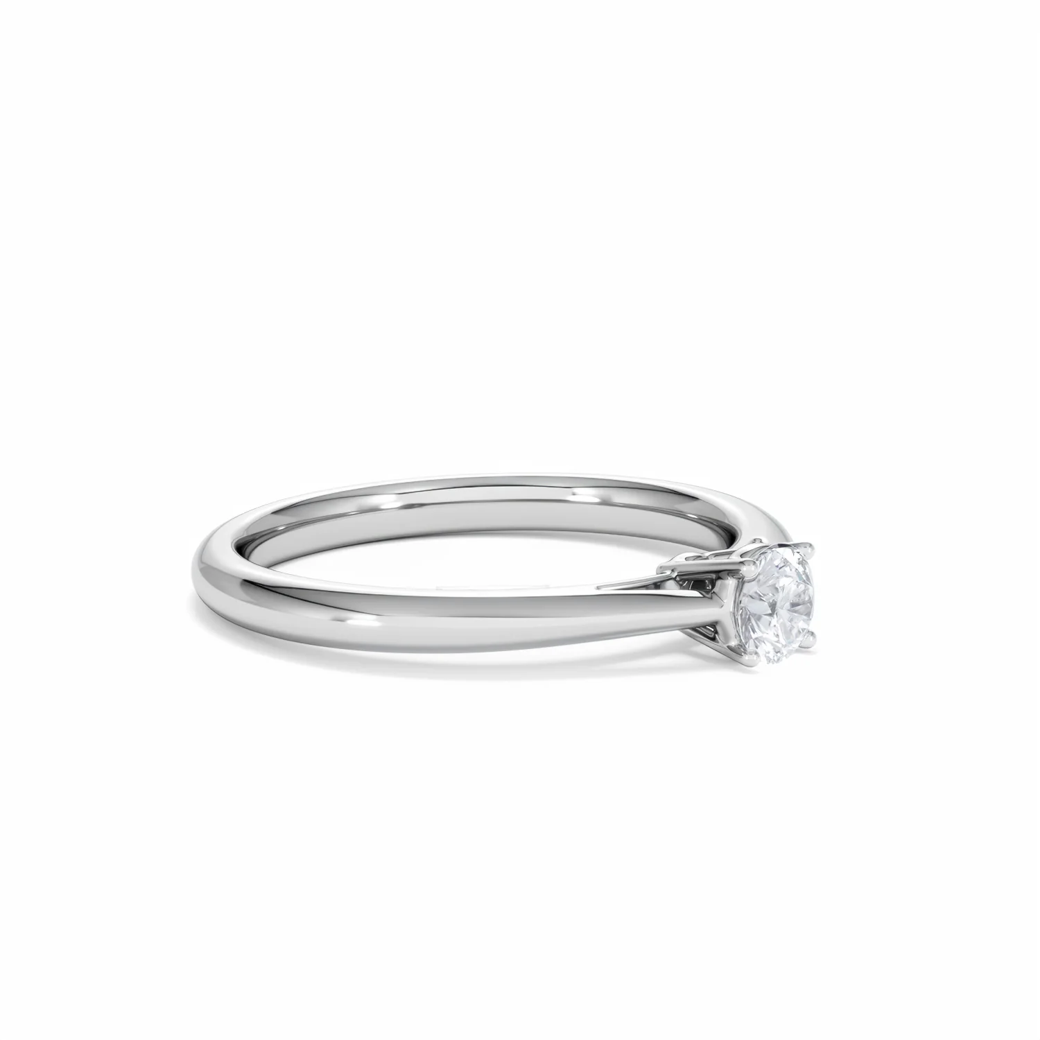 Engagement Ring Certified Elysia 18K White Gold Diamond 0.25CT-G-H/SI - Image 19