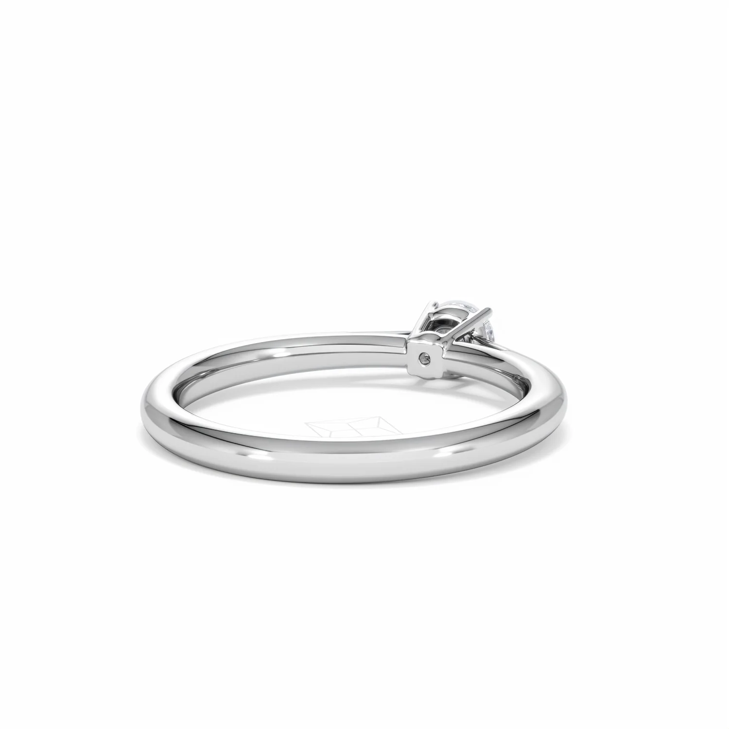 Engagement Ring Certified Elysia 18K White Gold Diamond 0.25CT-G-H/SI - Image 42