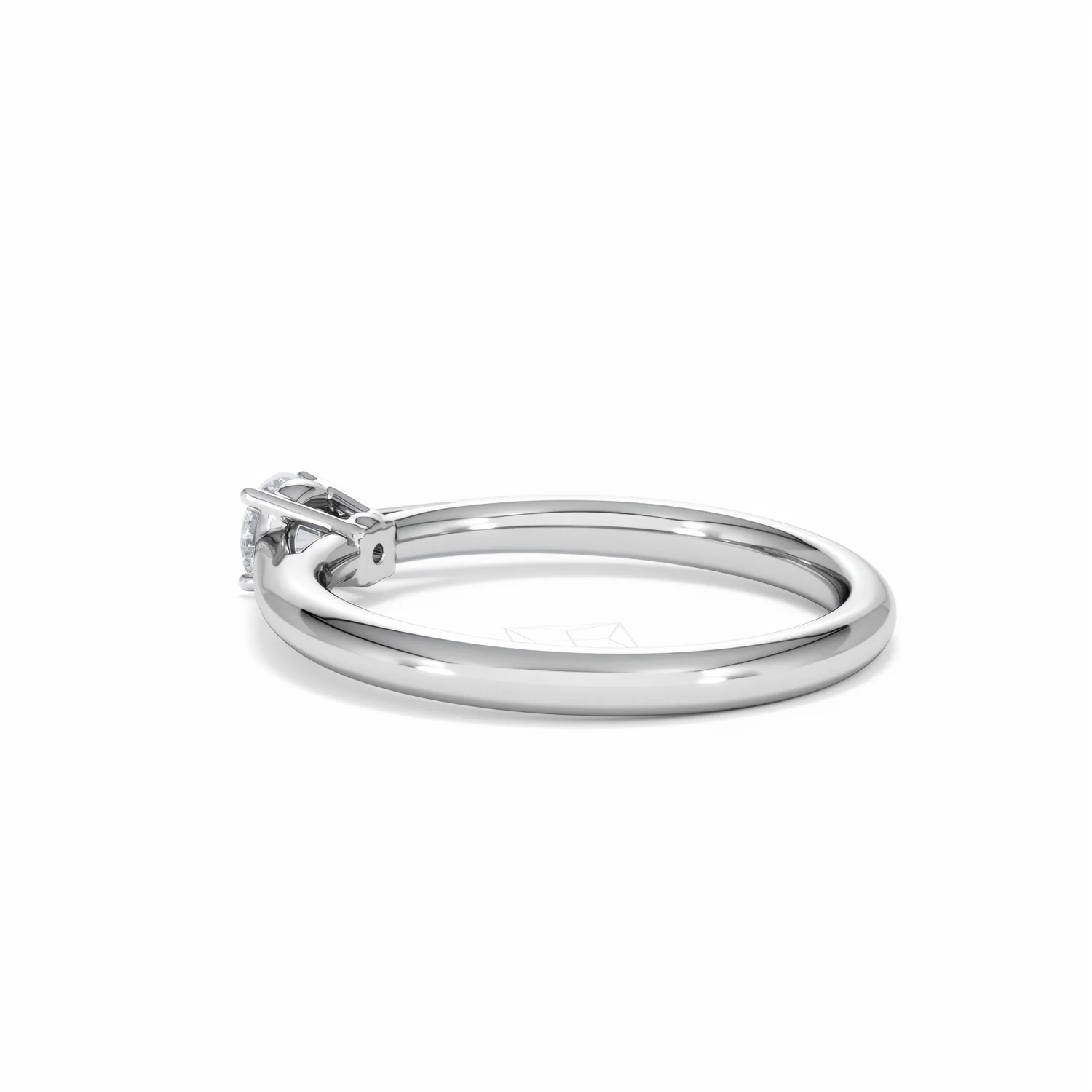 Engagement Ring Certified Elysia 18K White Gold Diamond 0.25CT-G-H/SI - Image 60