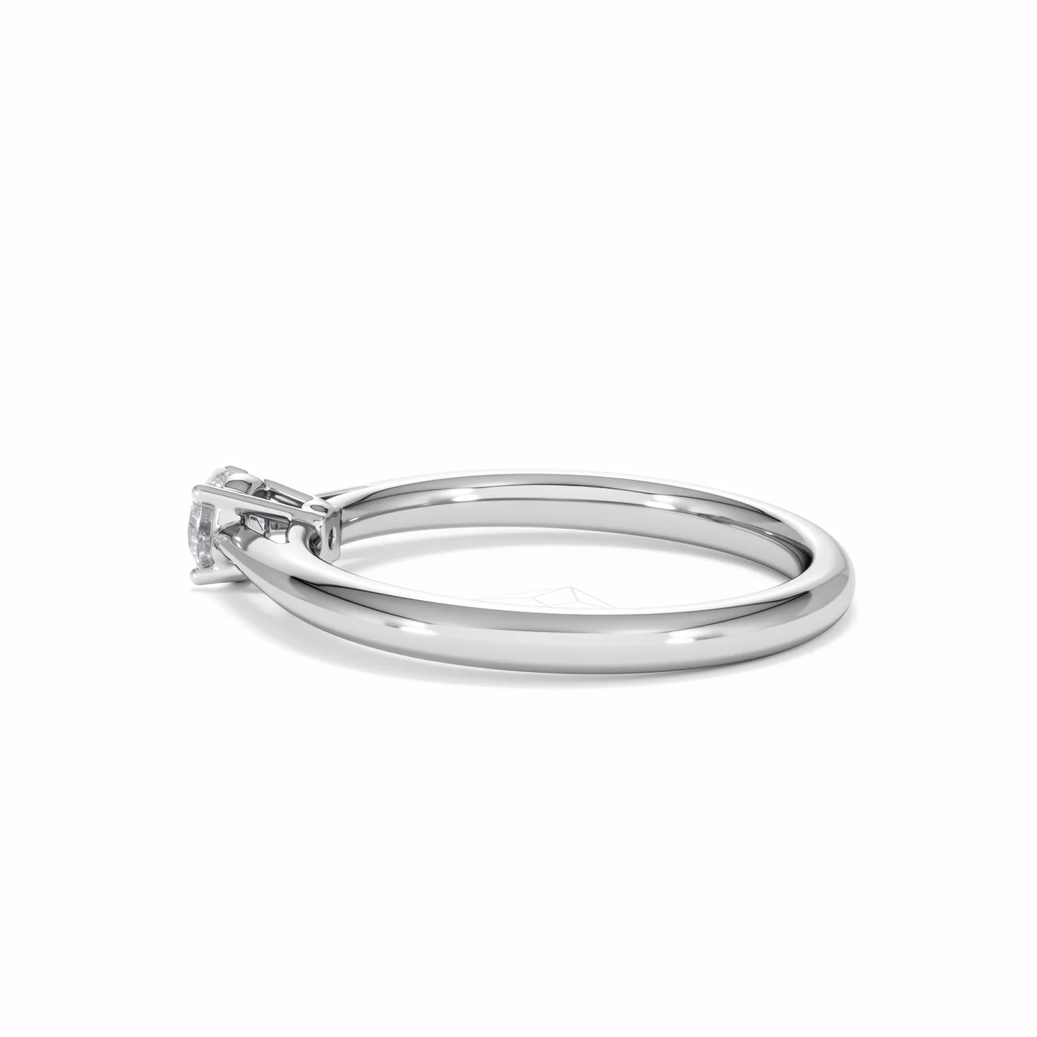 Engagement Ring Certified Elysia 18K White Gold Diamond 0.25CT-G-H/SI - Image 64