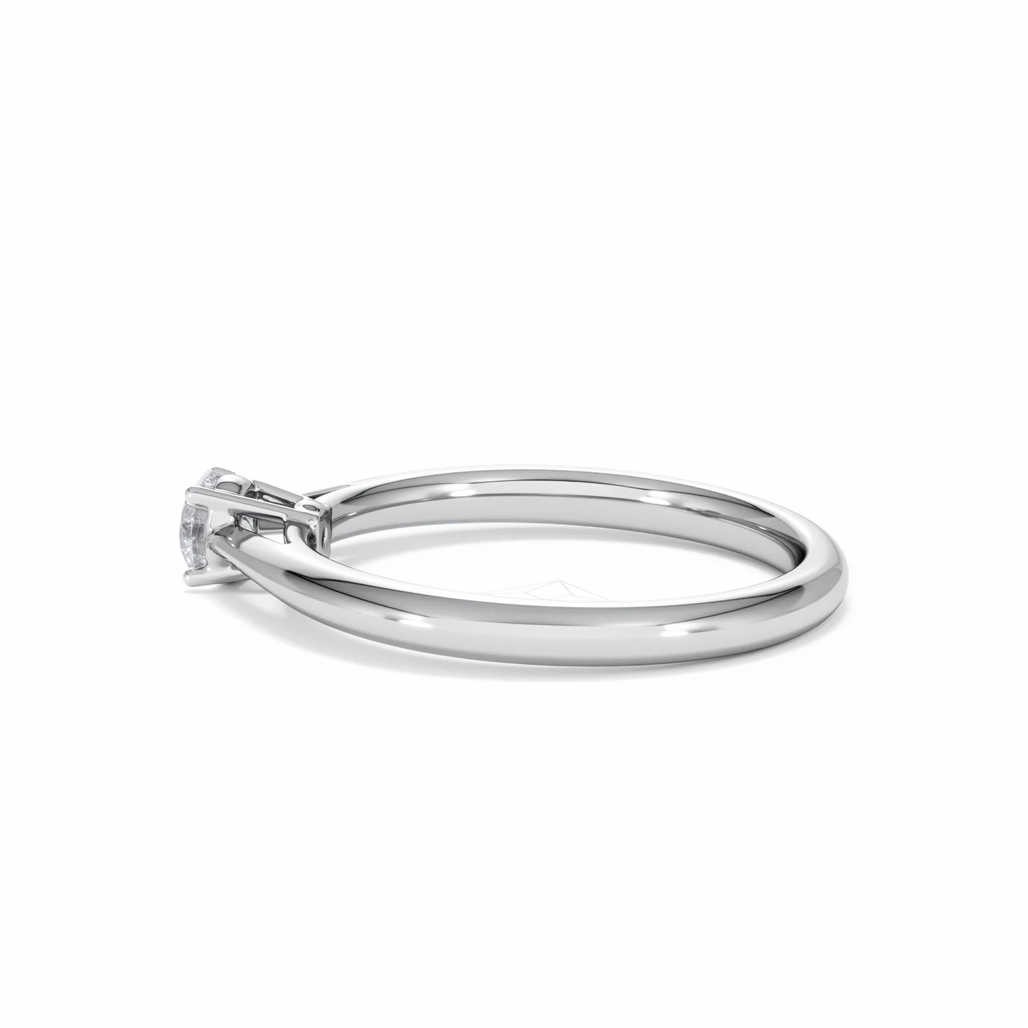 Engagement Ring Certified Elysia 18K White Gold Diamond 0.25CT-G-H/SI - Image 65