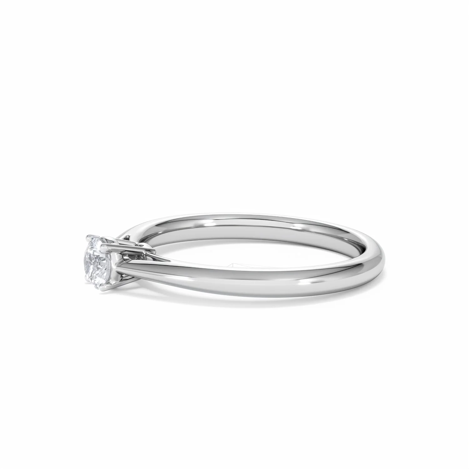 Engagement Ring Certified Elysia 18K White Gold Diamond 0.25CT-G-H/SI - Image 73