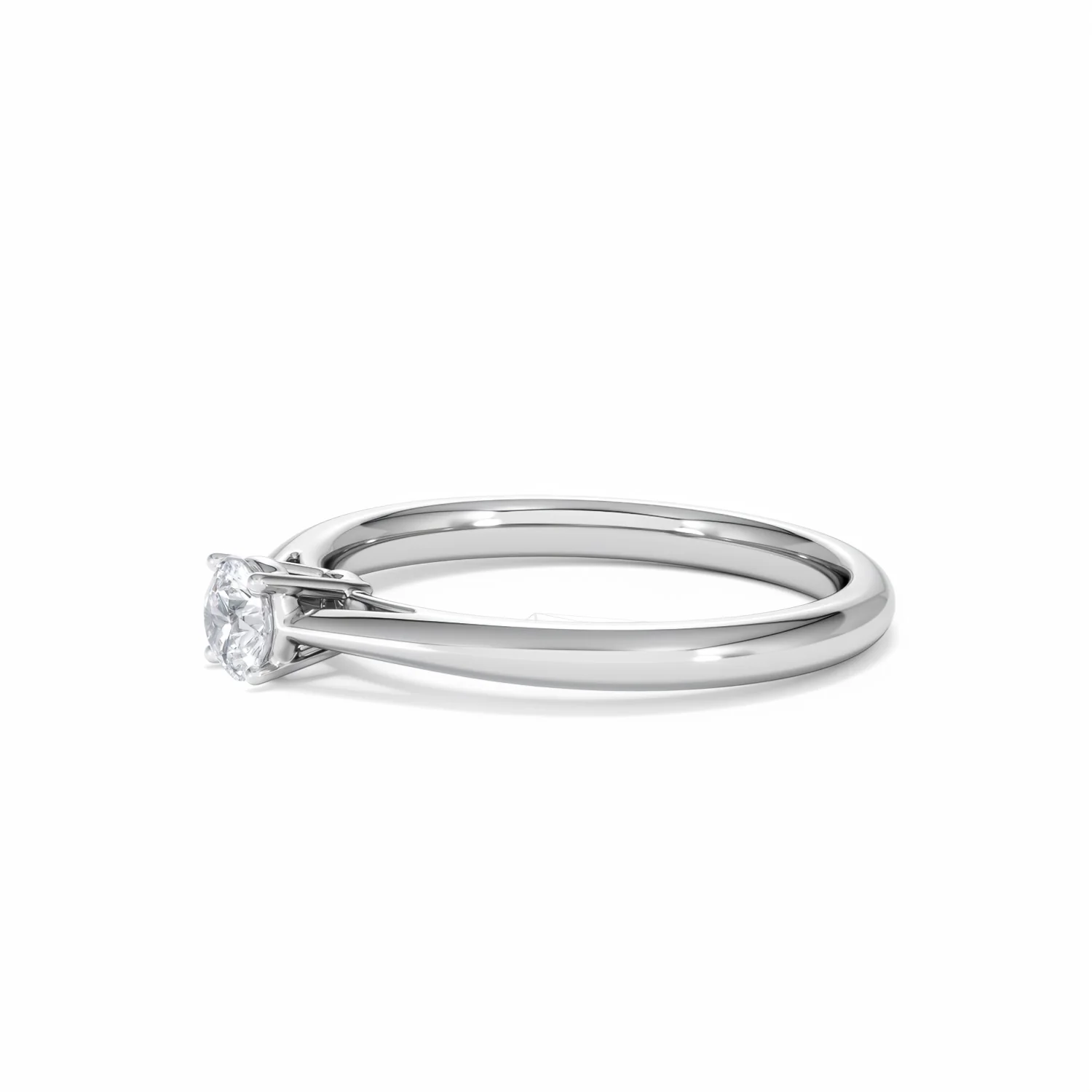 Engagement Ring Certified Elysia 18K White Gold Diamond 0.25CT-G-H/SI - Image 74