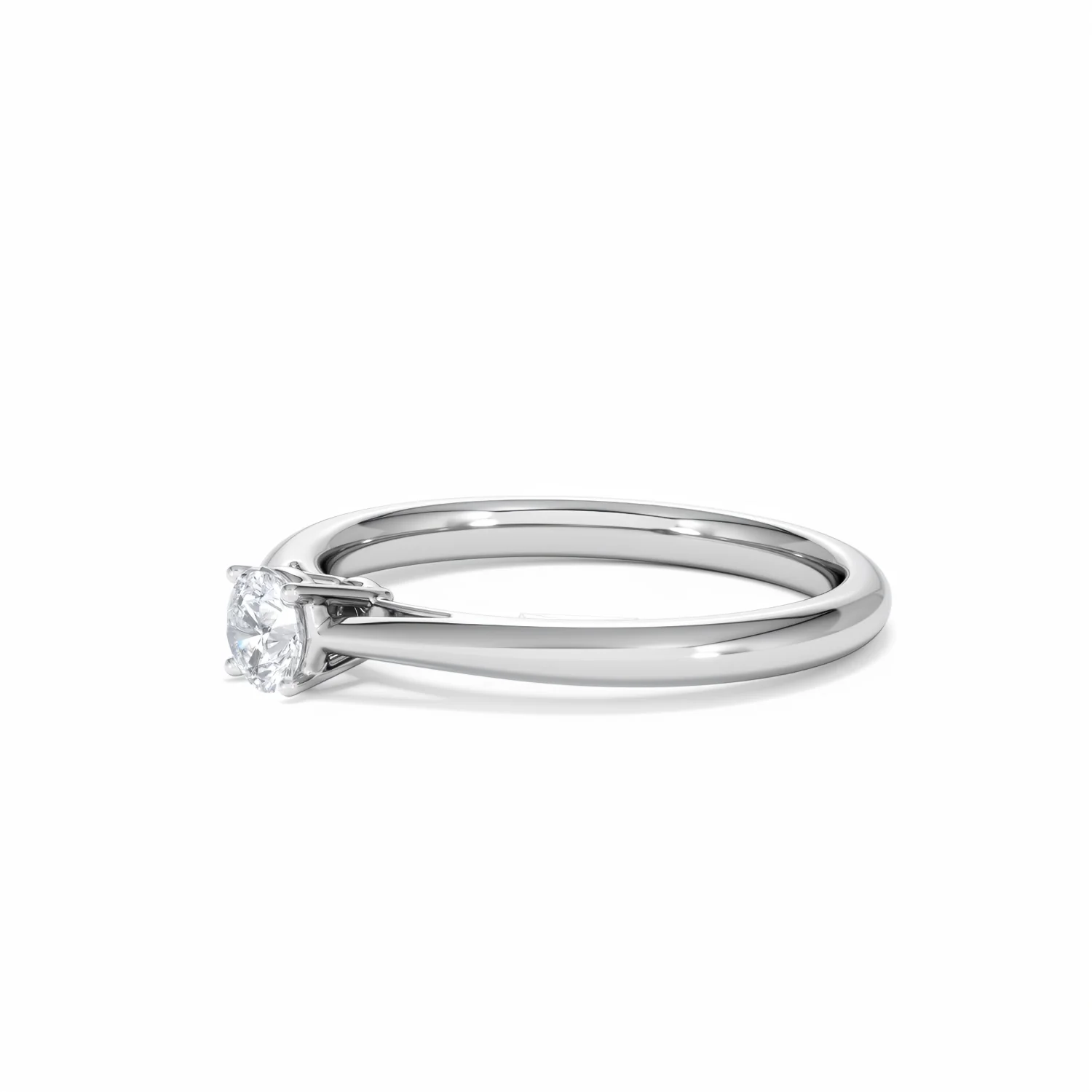 Engagement Ring Certified Elysia 18K White Gold Diamond 0.25CT-G-H/SI - Image 76