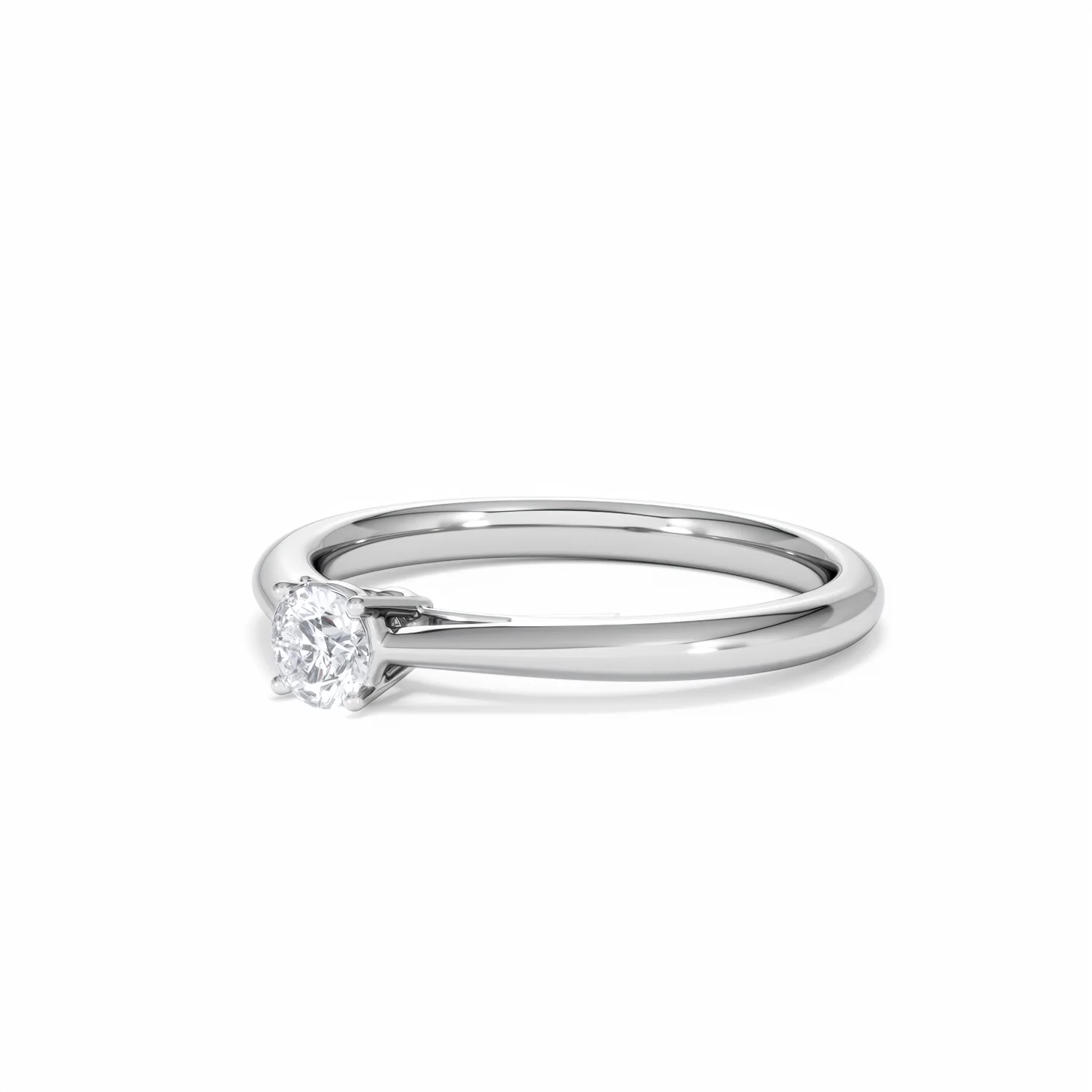 Engagement Ring Certified Elysia 18K White Gold Diamond 0.25CT-G-H/SI - Image 79
