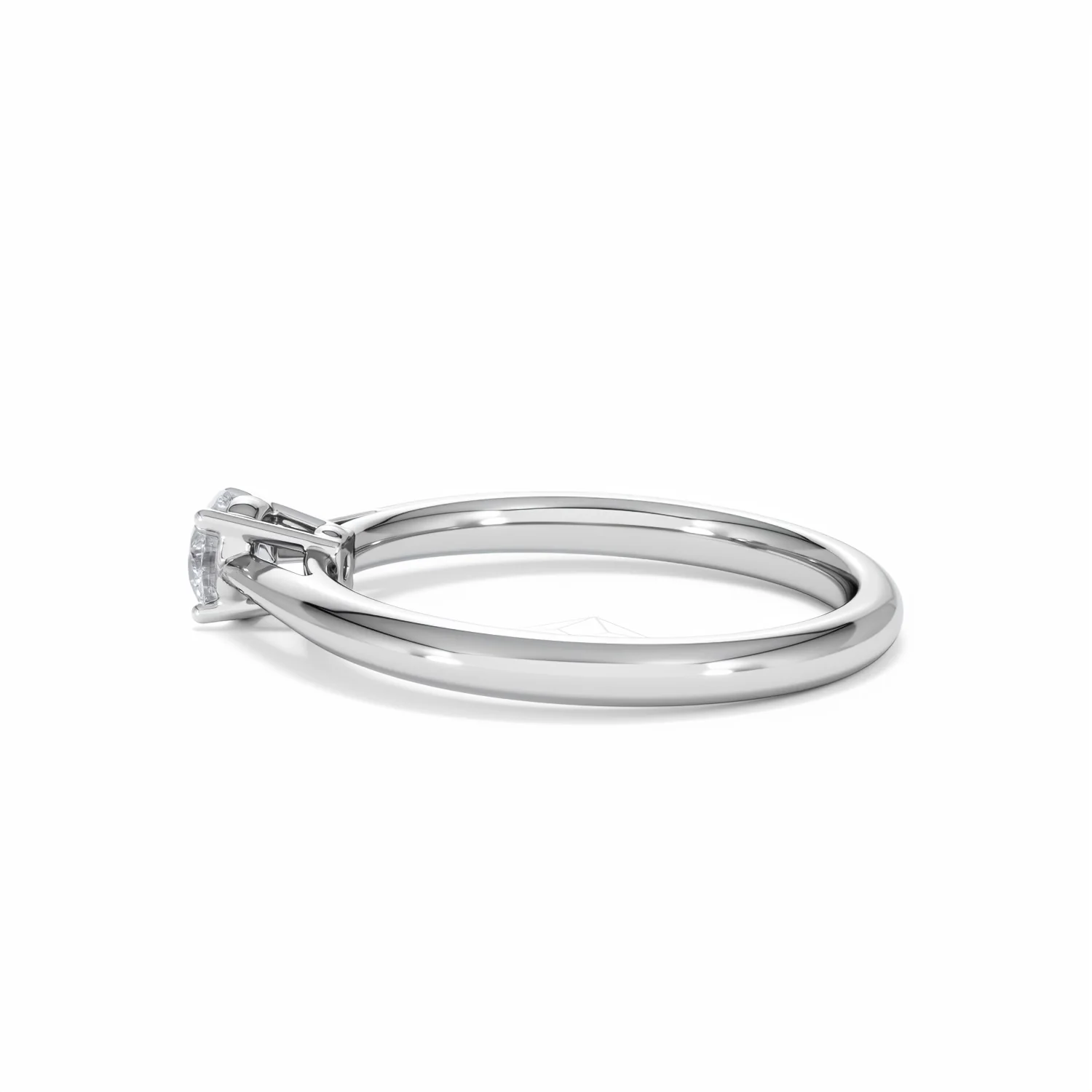 Engagement Ring Certified Elysia 18K White Gold Diamond 0.33CT-G-H/SI - Image 65