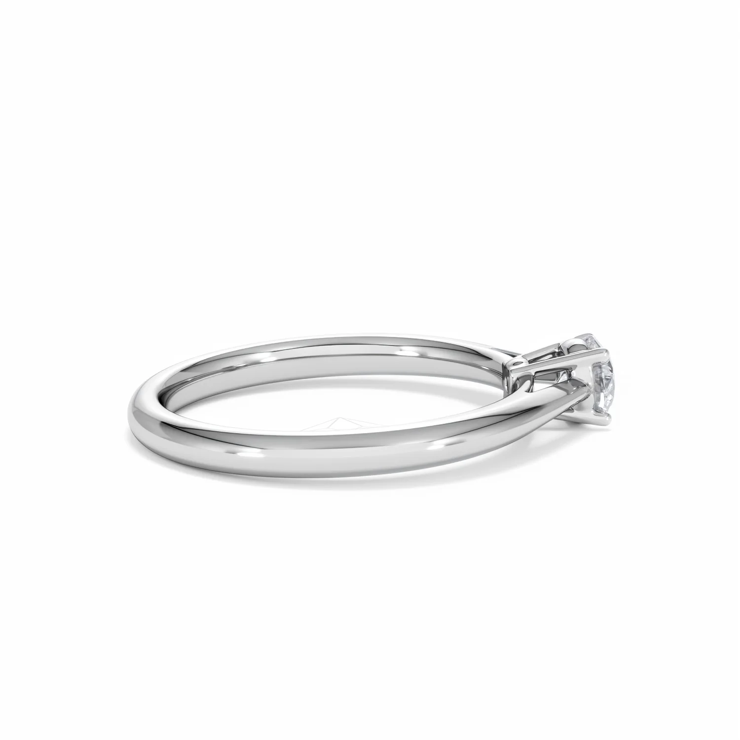 Engagement Ring Certified Elysia 18K White Gold Diamond 0.33CT - Image 30
