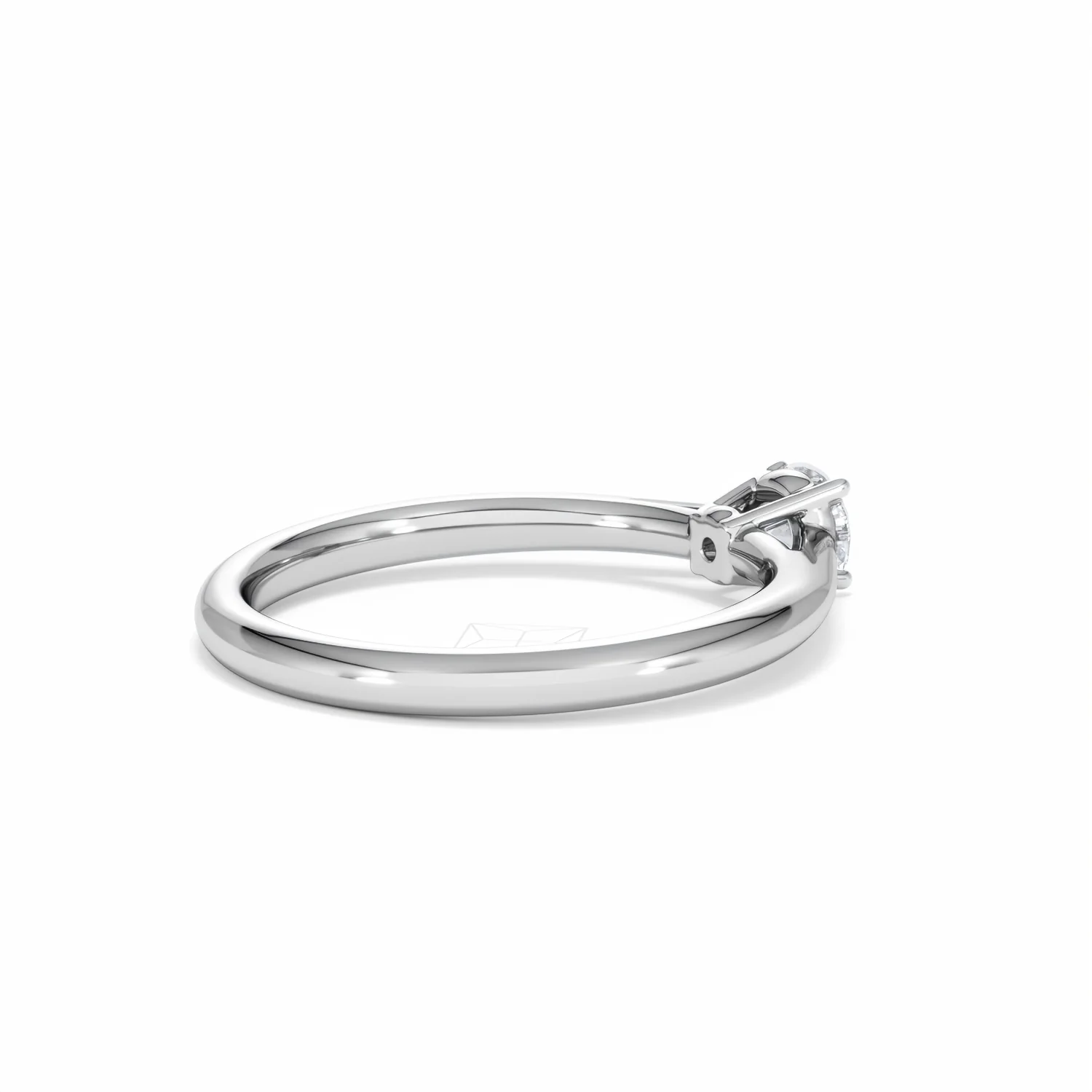 Engagement Ring Certified Elysia 18K White Gold Diamond 0.33CT - Image 36