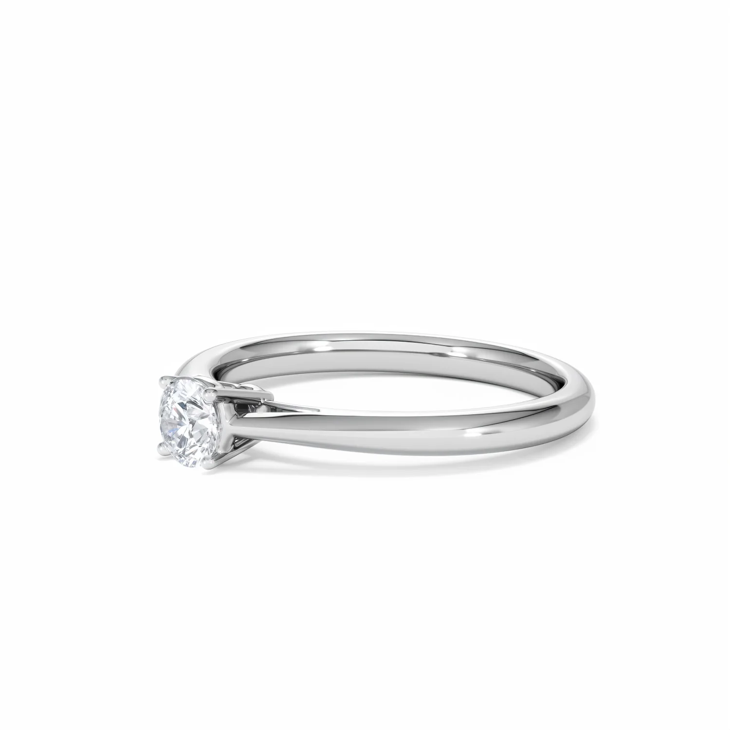 Engagement Ring Certified Elysia 18K White Gold Diamond 0.33CT - Image 77