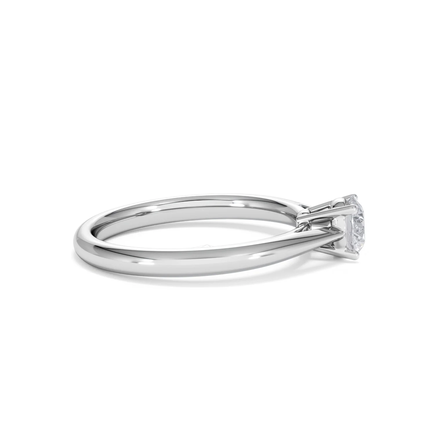 Engagement Ring Certified Elysia 18K White Gold Diamond 0.50CT - Image 27