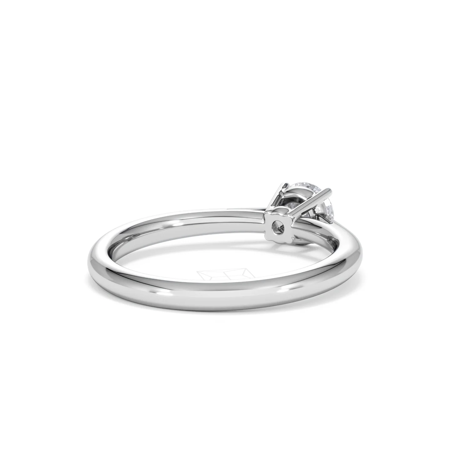 Engagement Ring Certified Elysia 18K White Gold Diamond 0.50CT - Image 41