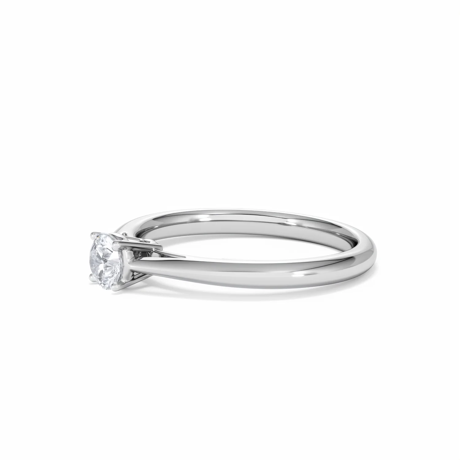 Engagement Ring Certified Elysia Platinum Diamond 0.33CT G/VS - Image 75