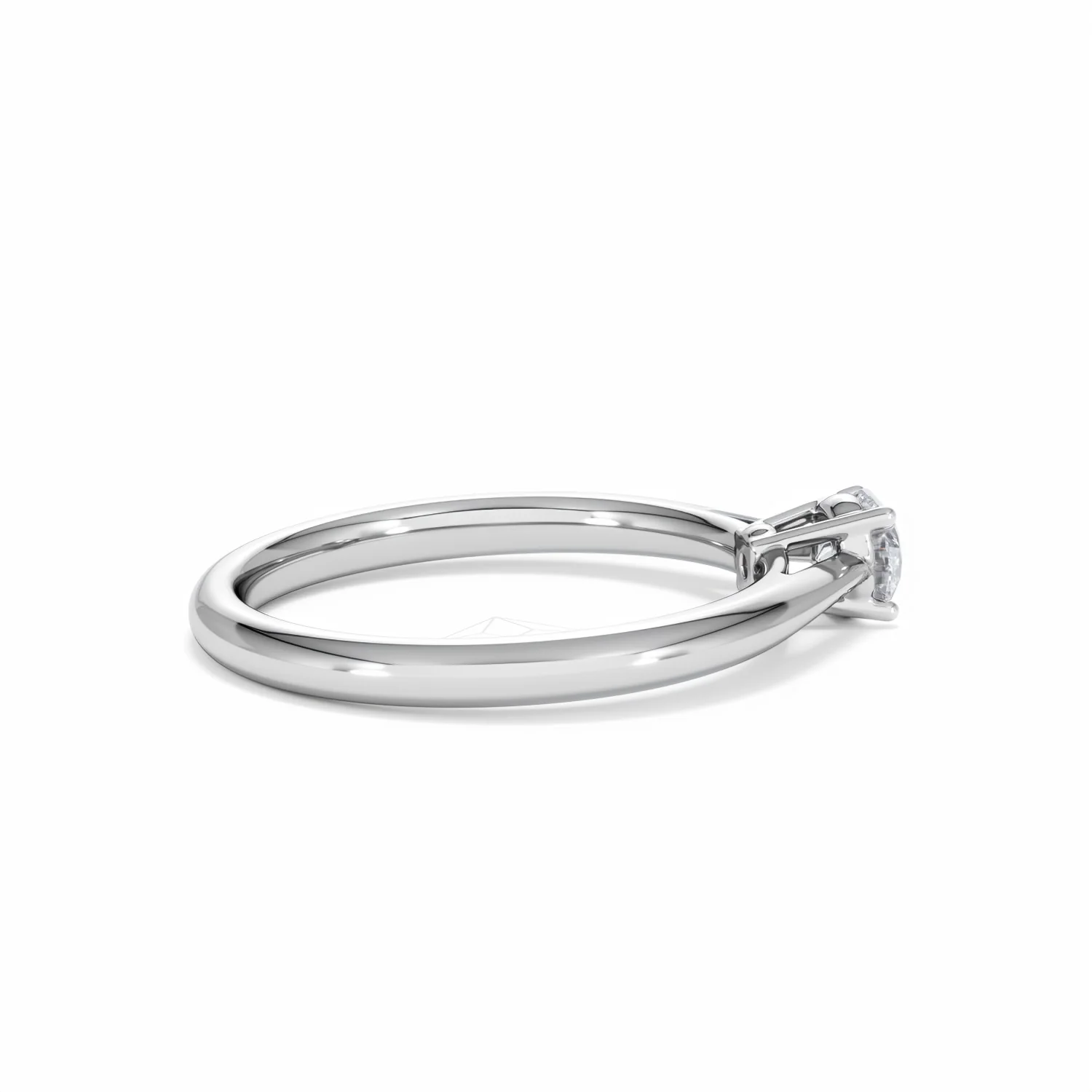 Engagement Ring Certified Elysia Platinum Diamond 0.33CT H/SI - Image 31