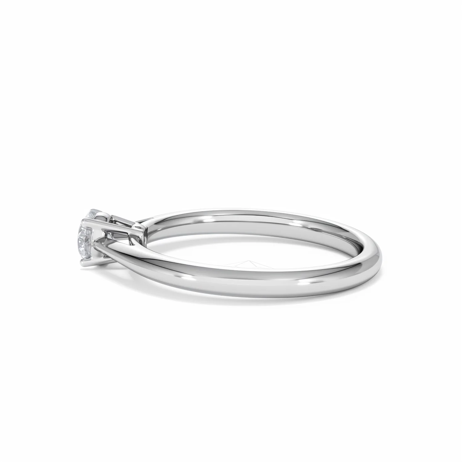 Engagement Ring Certified Elysia Platinum Diamond 0.33CT H/SI - Image 66