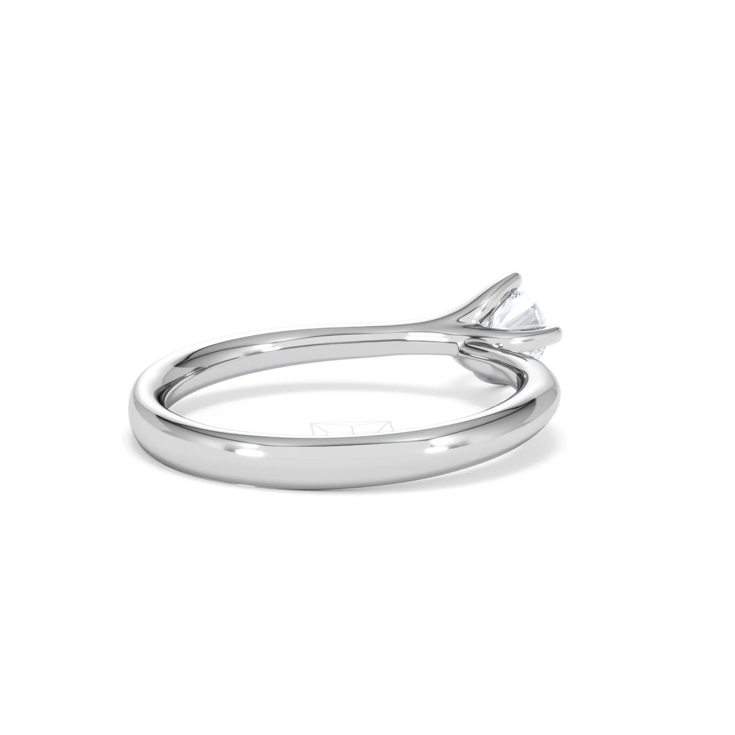 Engagement Ring Certified Lily 18K White Gold Diamond 0.33CT - Image 39