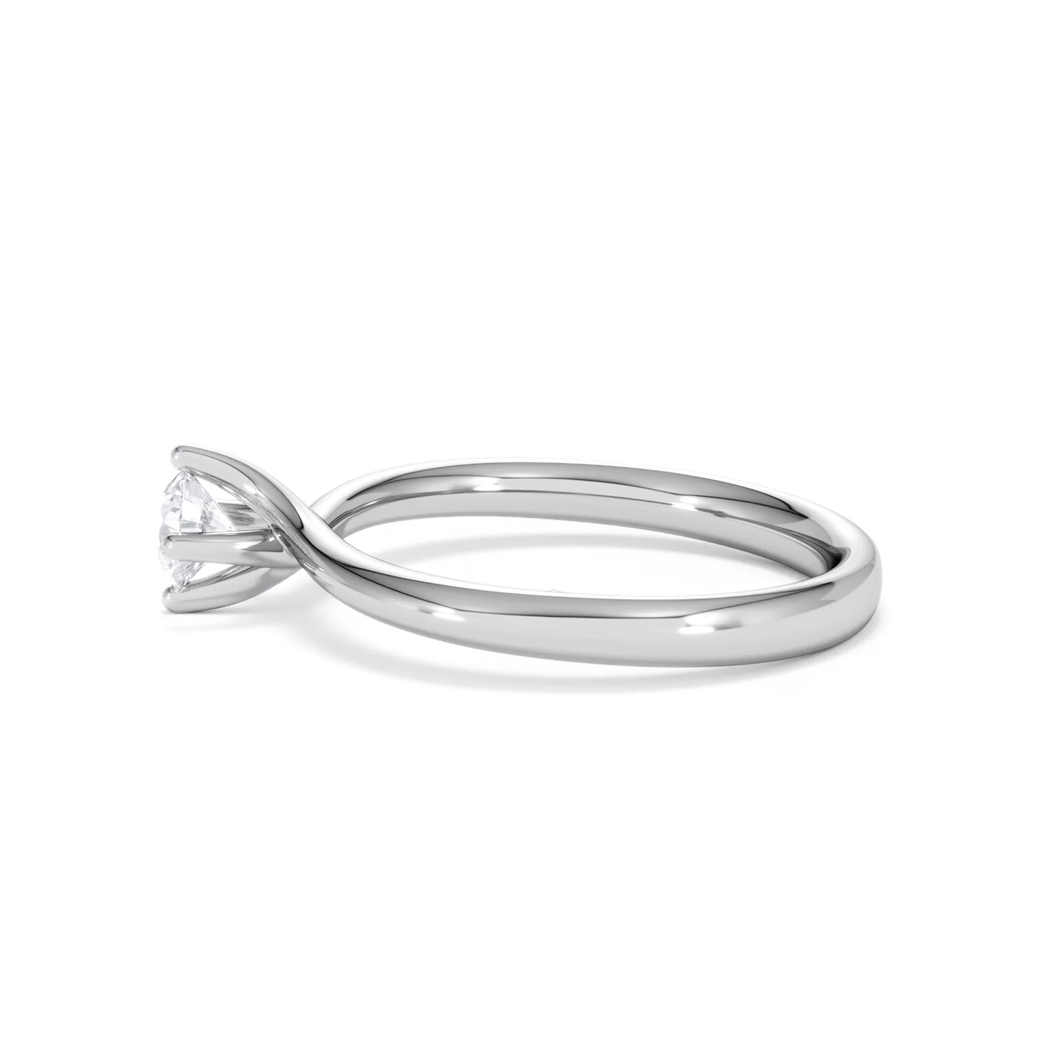 Engagement Ring Certified Lily 18K White Gold Diamond 0.33CT - Image 68