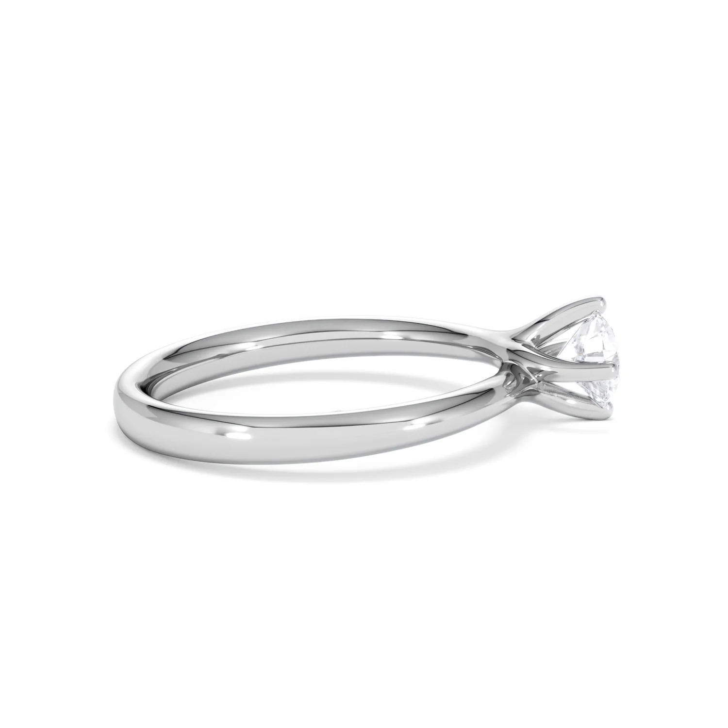 Engagement Ring Certified Lily 18K White Gold Diamond 0.50CT - Image 29