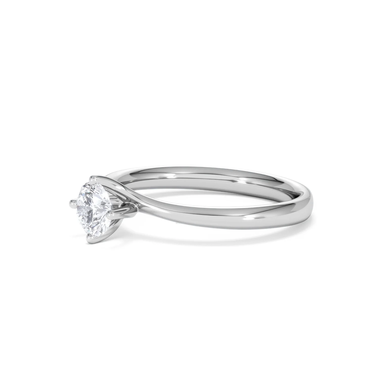 Engagement Ring Certified Lily 18K White Gold Diamond 0.50CT - Image 77