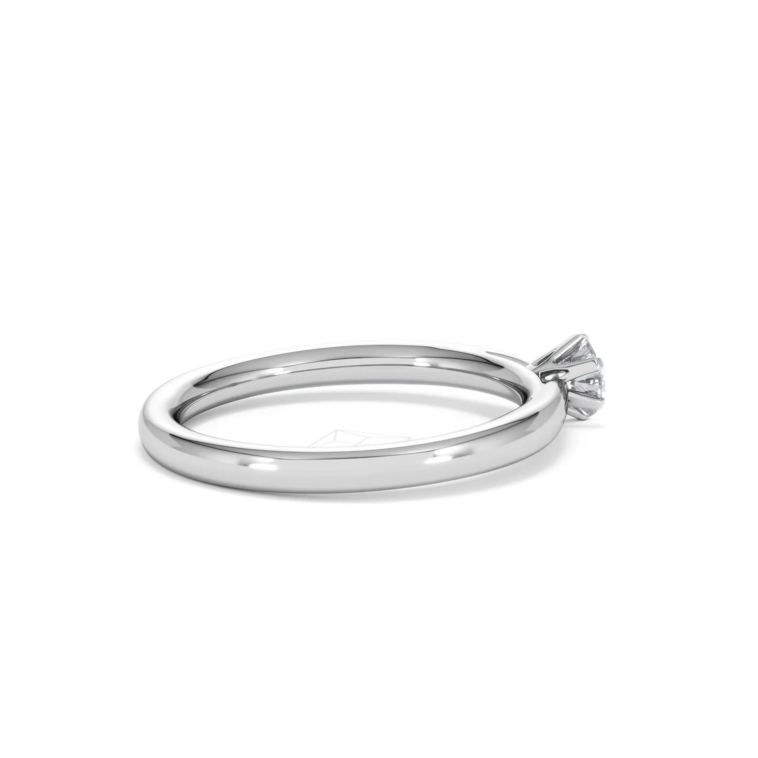 Engagement Ring Certified Low Set Chloe 18K White Gold Diamond 0.25CT - Image 33