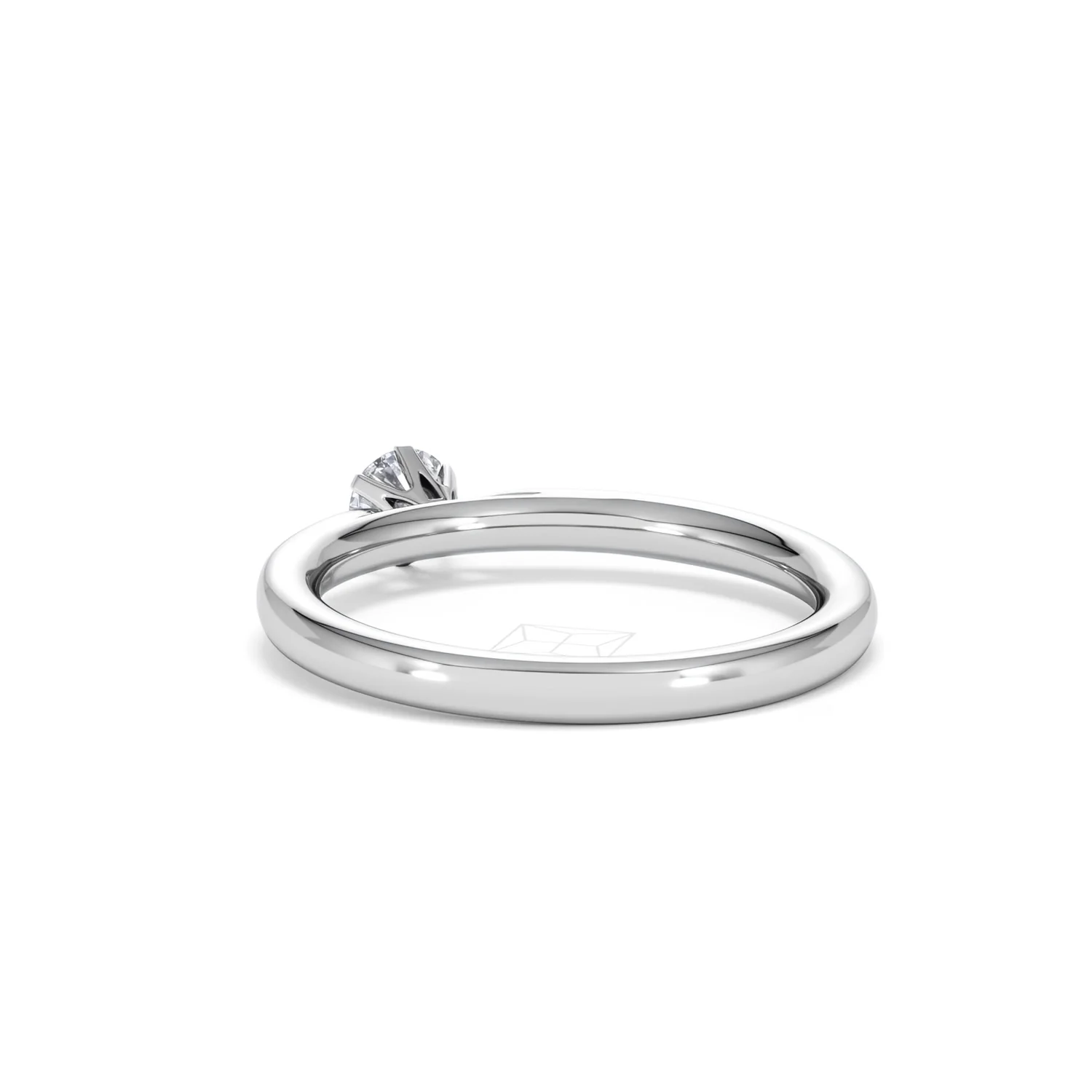 Engagement Ring Certified Low Set Chloe 18K White Gold Diamond 0.25CT - Image 54