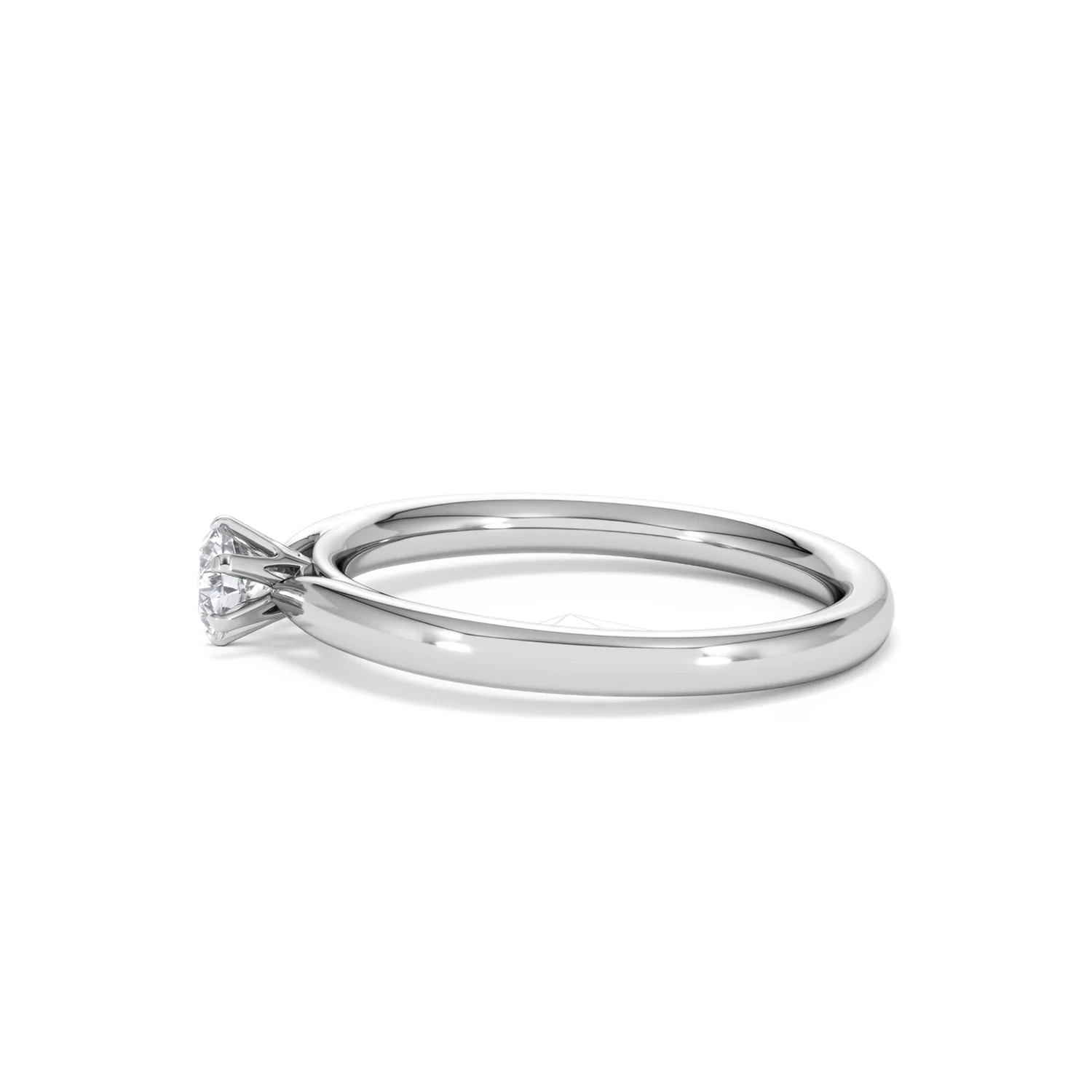 Engagement Ring Certified Low Set Chloe 18K White Gold Diamond 0.25CT - Image 69