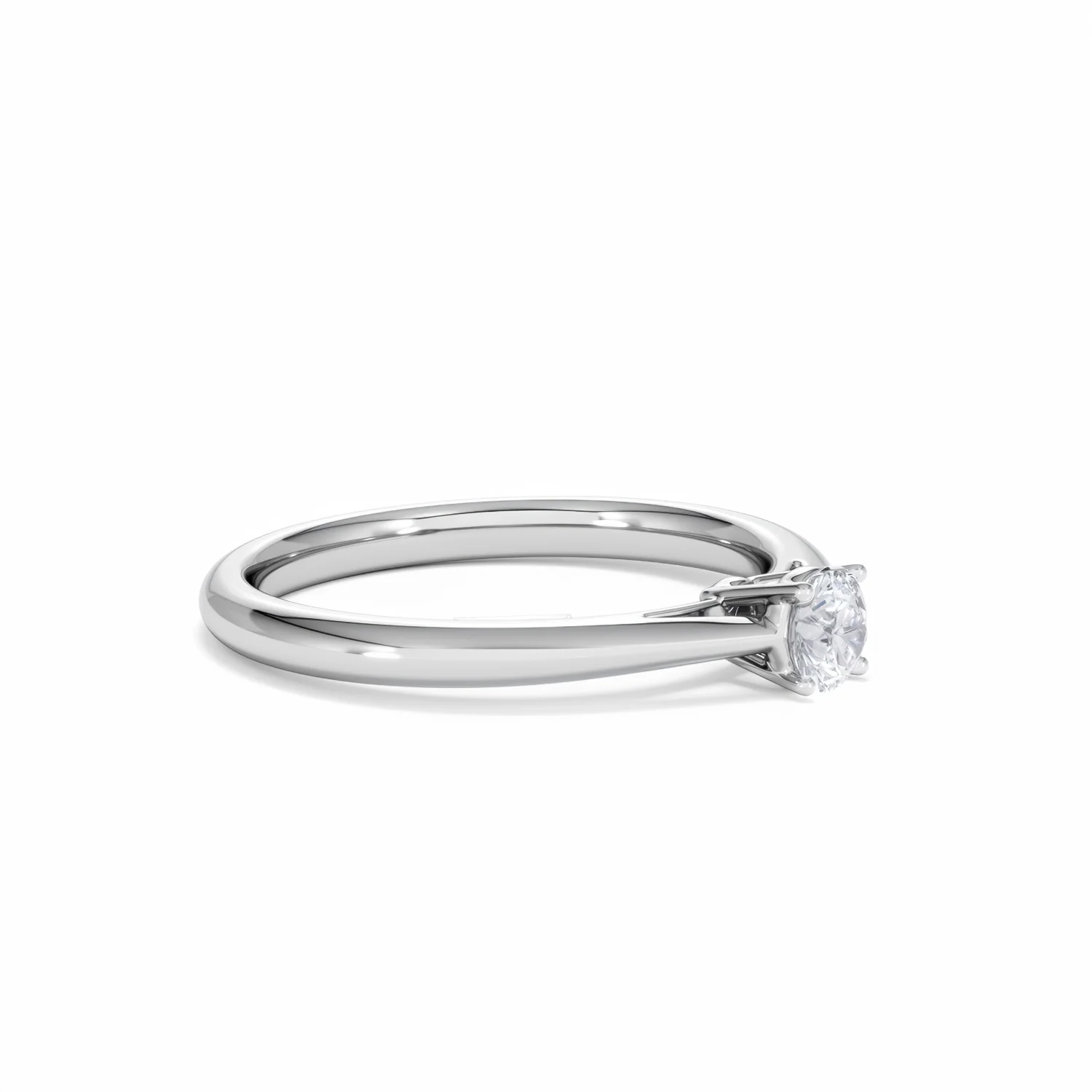 Engagement Ring Elysia 0.25ct Lab Diamond G/Vs in 18K White Gold - Image 20