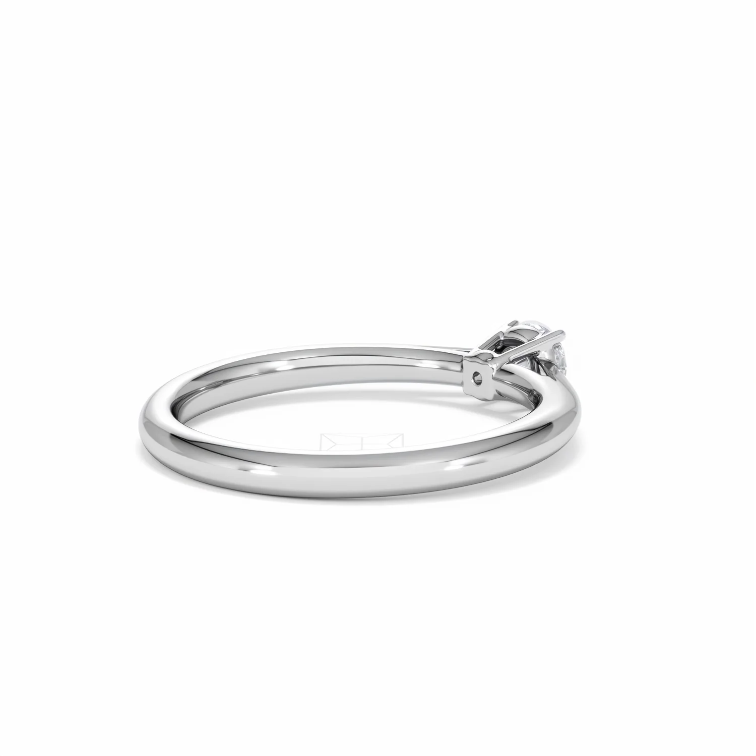 Engagement Ring Elysia 0.25ct Lab Diamond G/Vs in 18K White Gold - Image 38