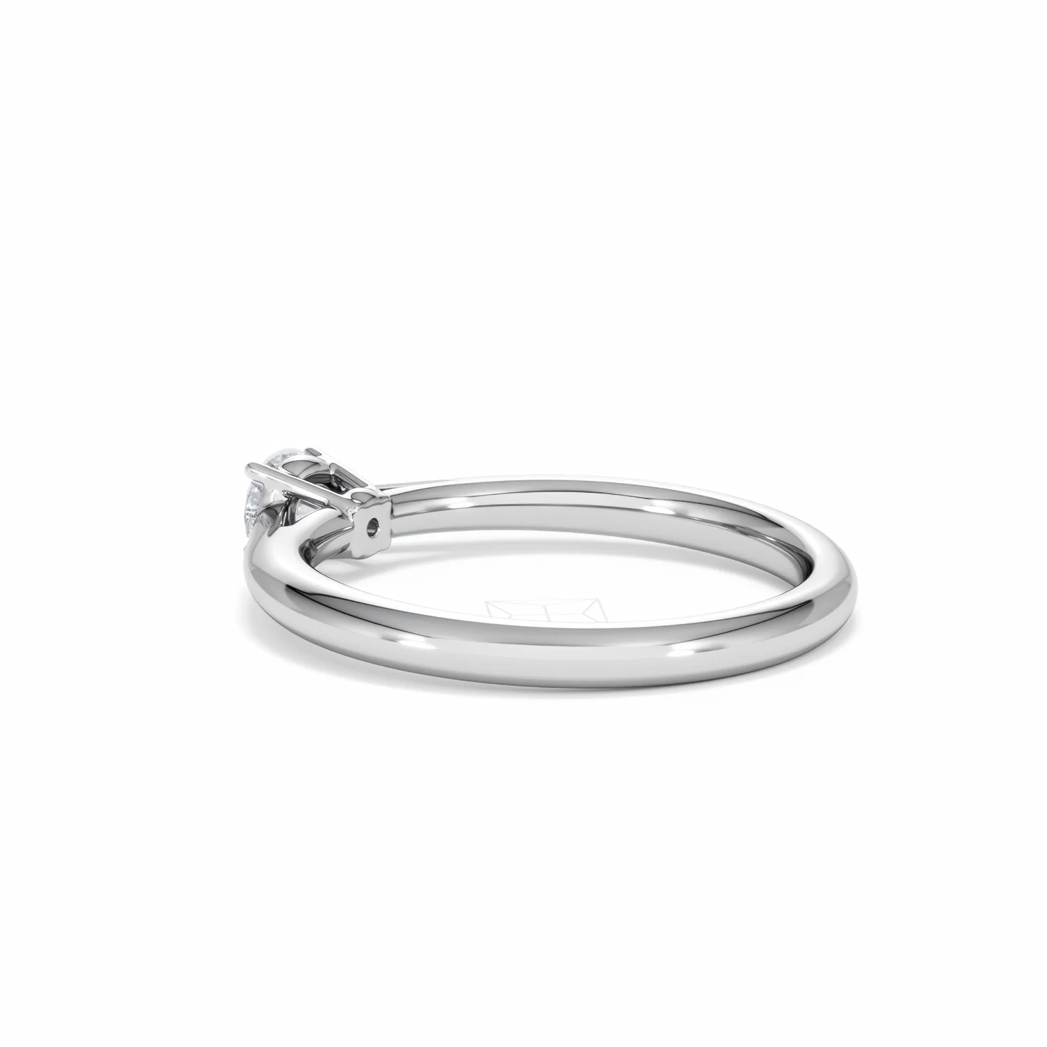 Engagement Ring Elysia 0.25ct Lab Diamond G/Vs in 18K White Gold - Image 59