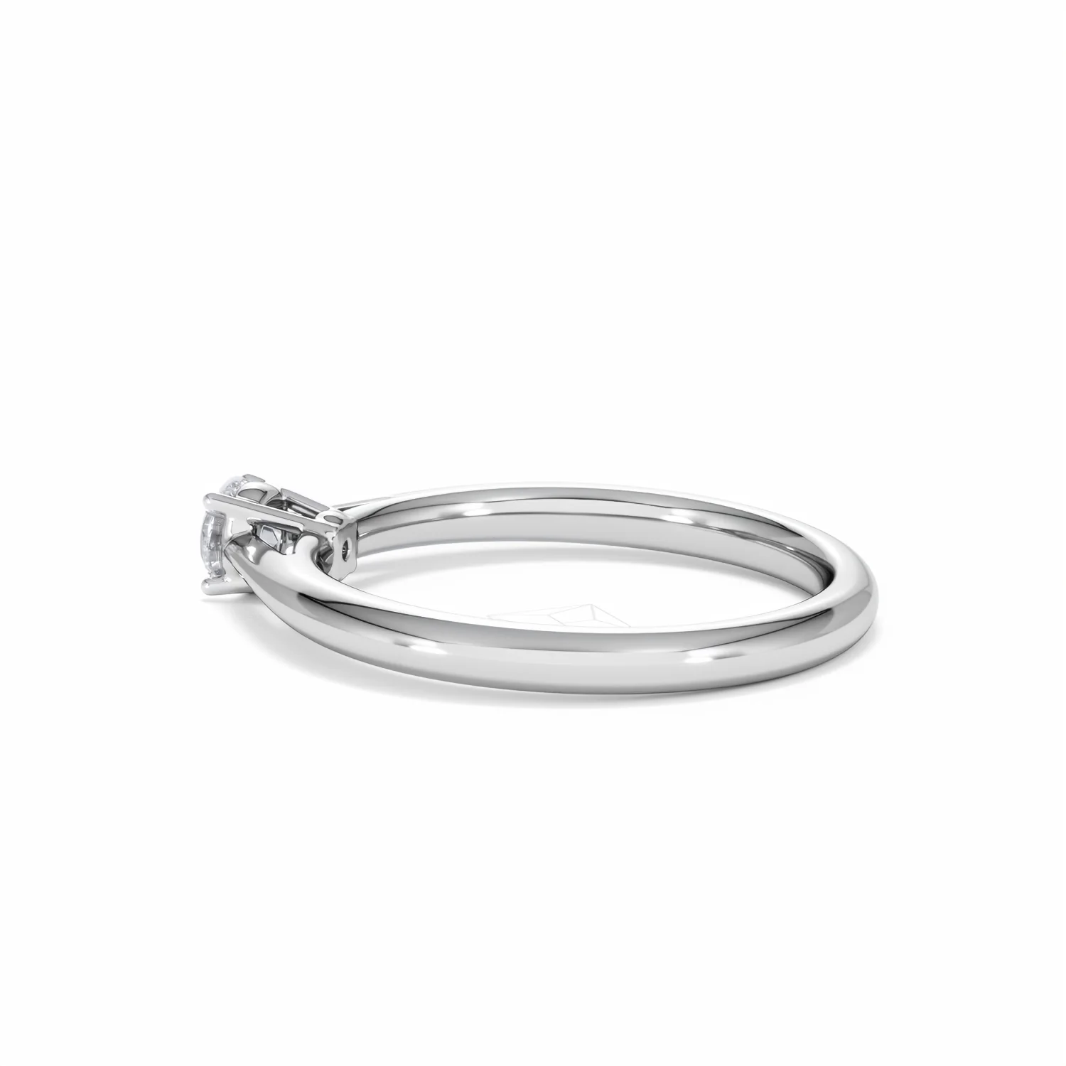 Engagement Ring Elysia 0.25ct Lab Diamond G/Vs in 18K White Gold - Image 63