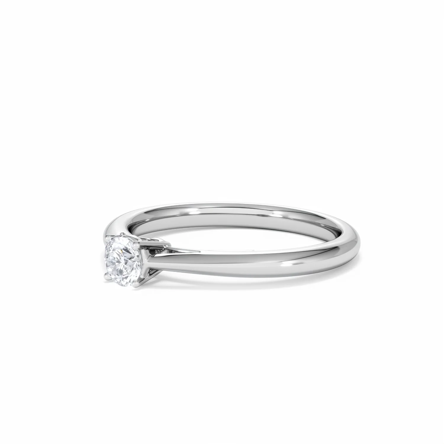 Engagement Ring Elysia 0.25ct Lab Diamond G/Vs in 18K White Gold - Image 78