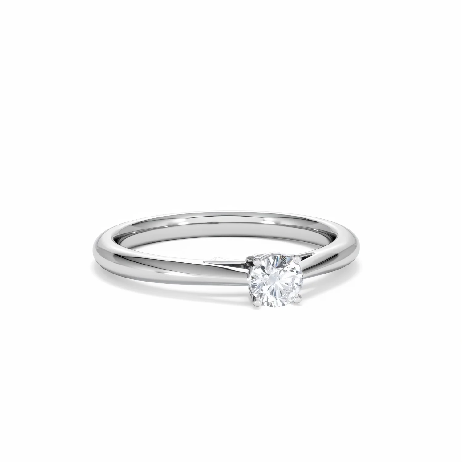 Engagement Ring Elysia 0.25ct Lab Diamond G/Vs in Platinum - Image 12