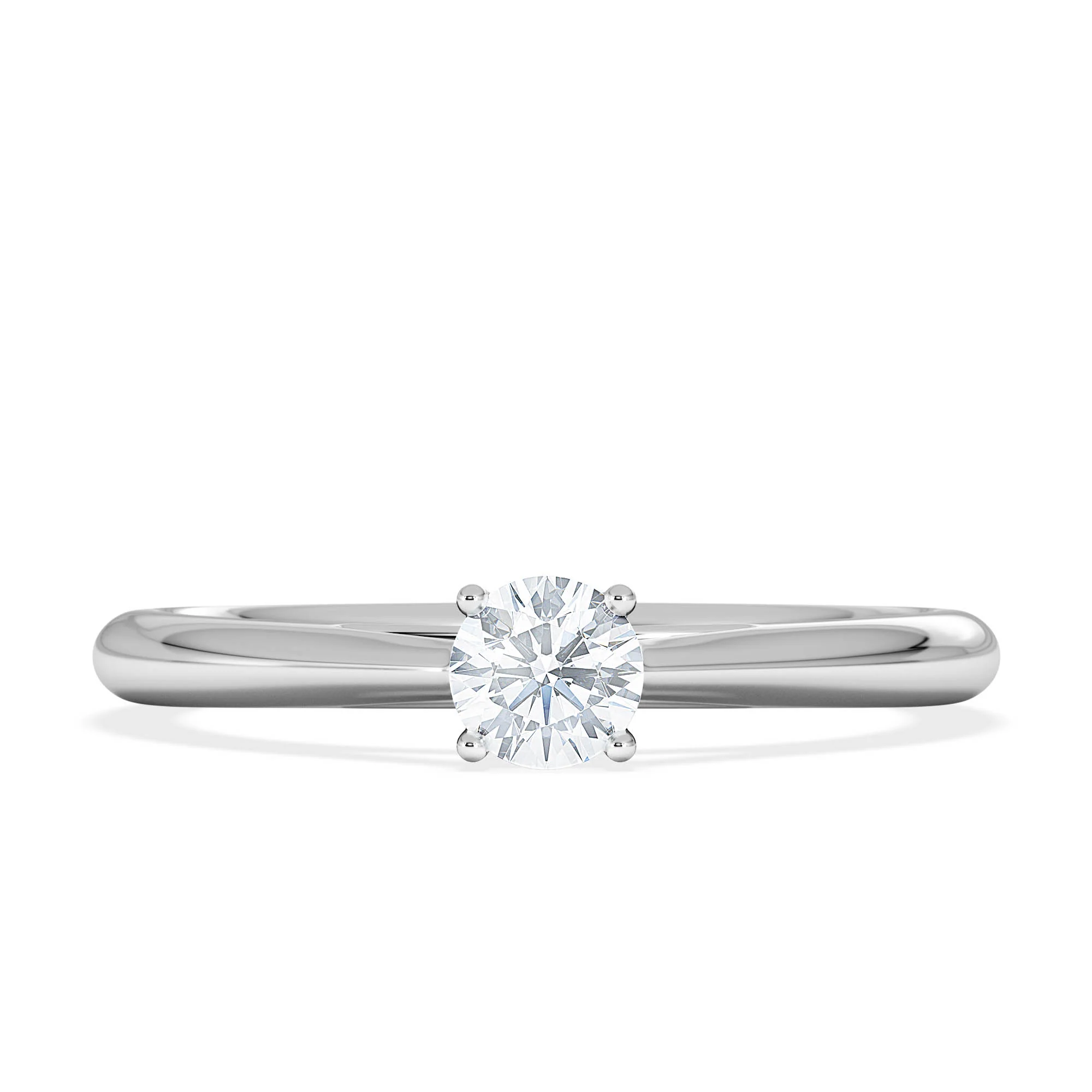 Engagement Ring Elysia 0.25ct Lab Diamond G/Vs in Platinum - Image 6