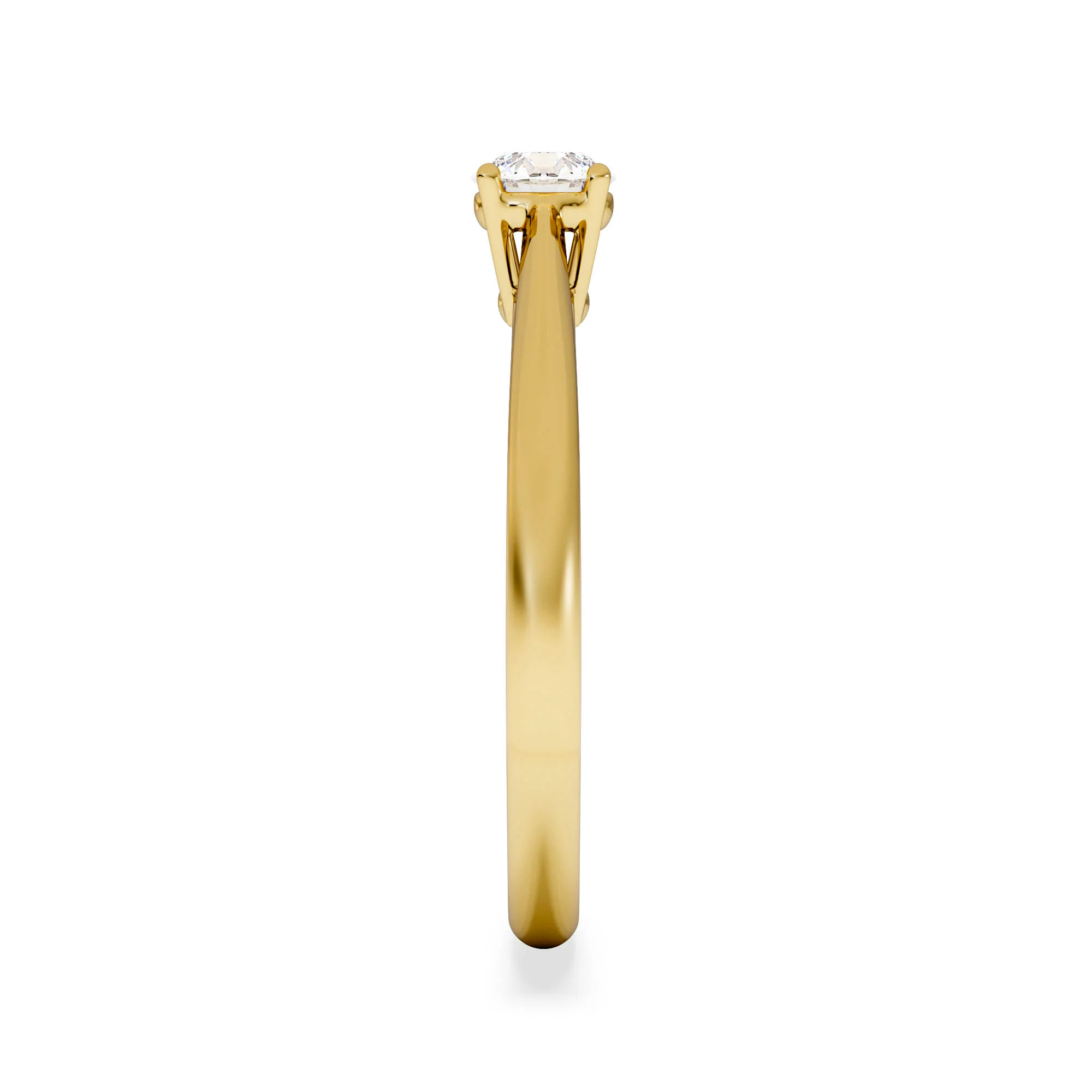 Engagement Ring Elysia 0.33ct Lab Diamond G/Vs in 18K Gold - Image 5