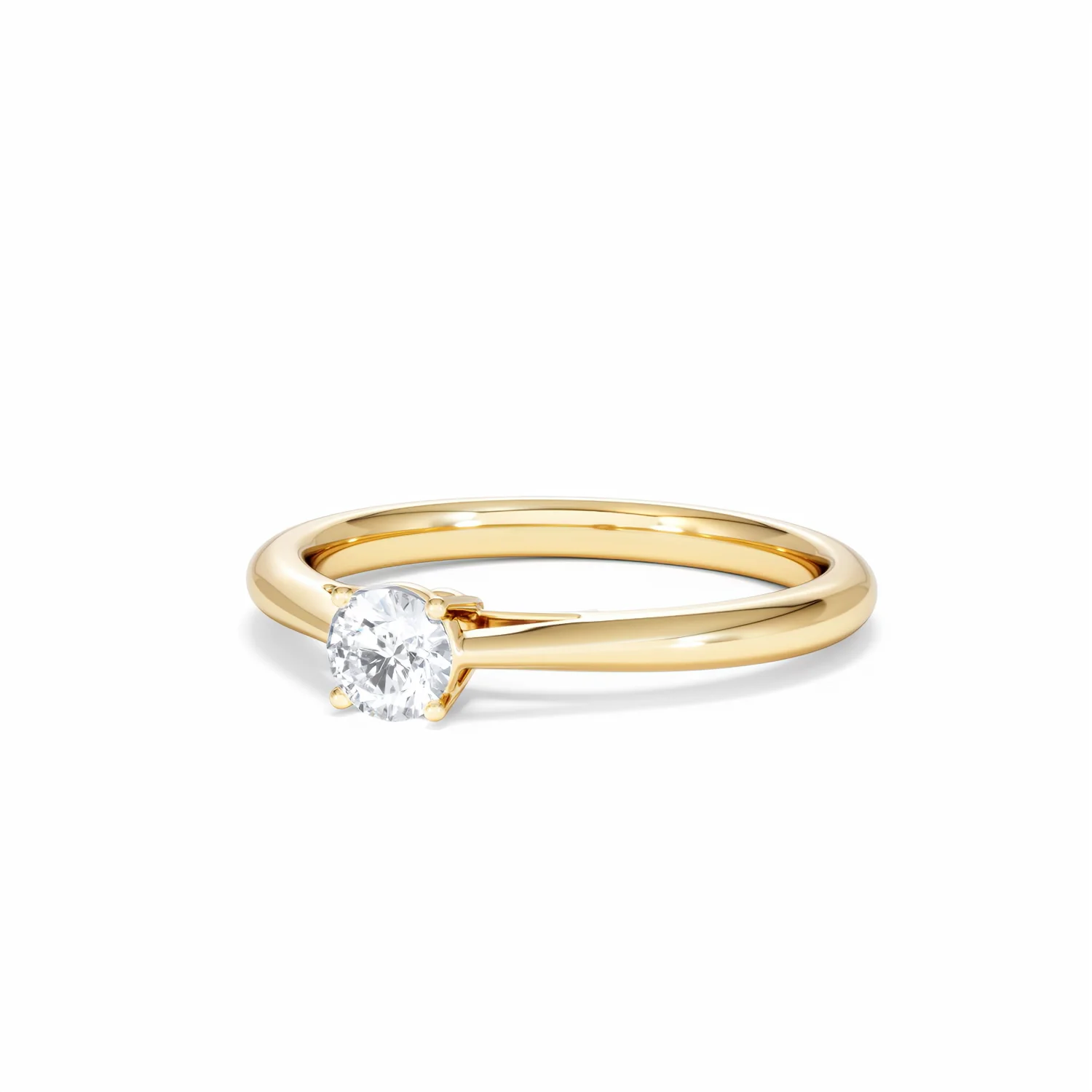 Engagement Ring Elysia 0.33ct Lab Diamond G/Vs in 18K Gold - Image 82