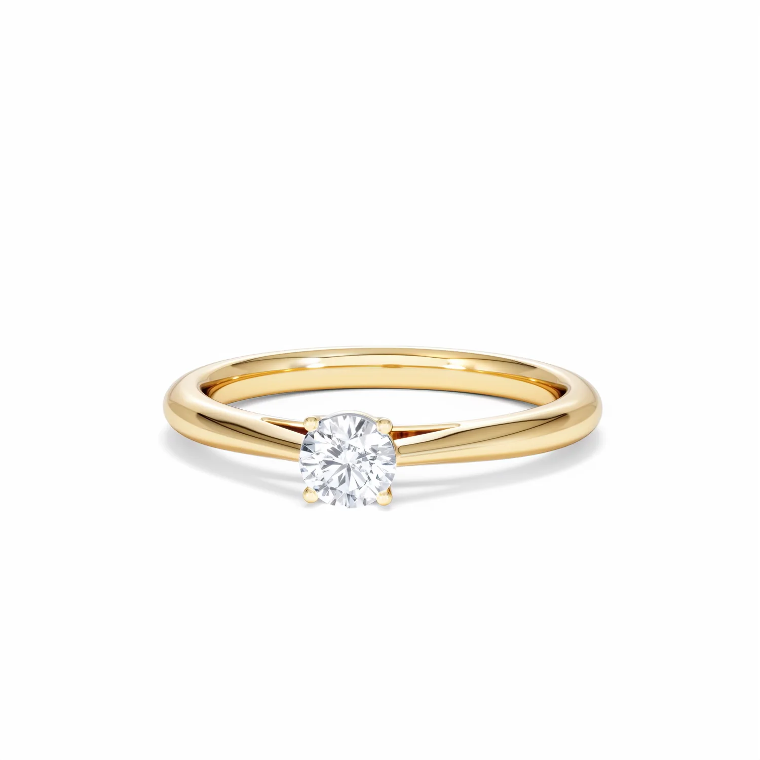 Engagement Ring Elysia 0.33ct Lab Diamond G/Vs in 18K Gold - Image 86
