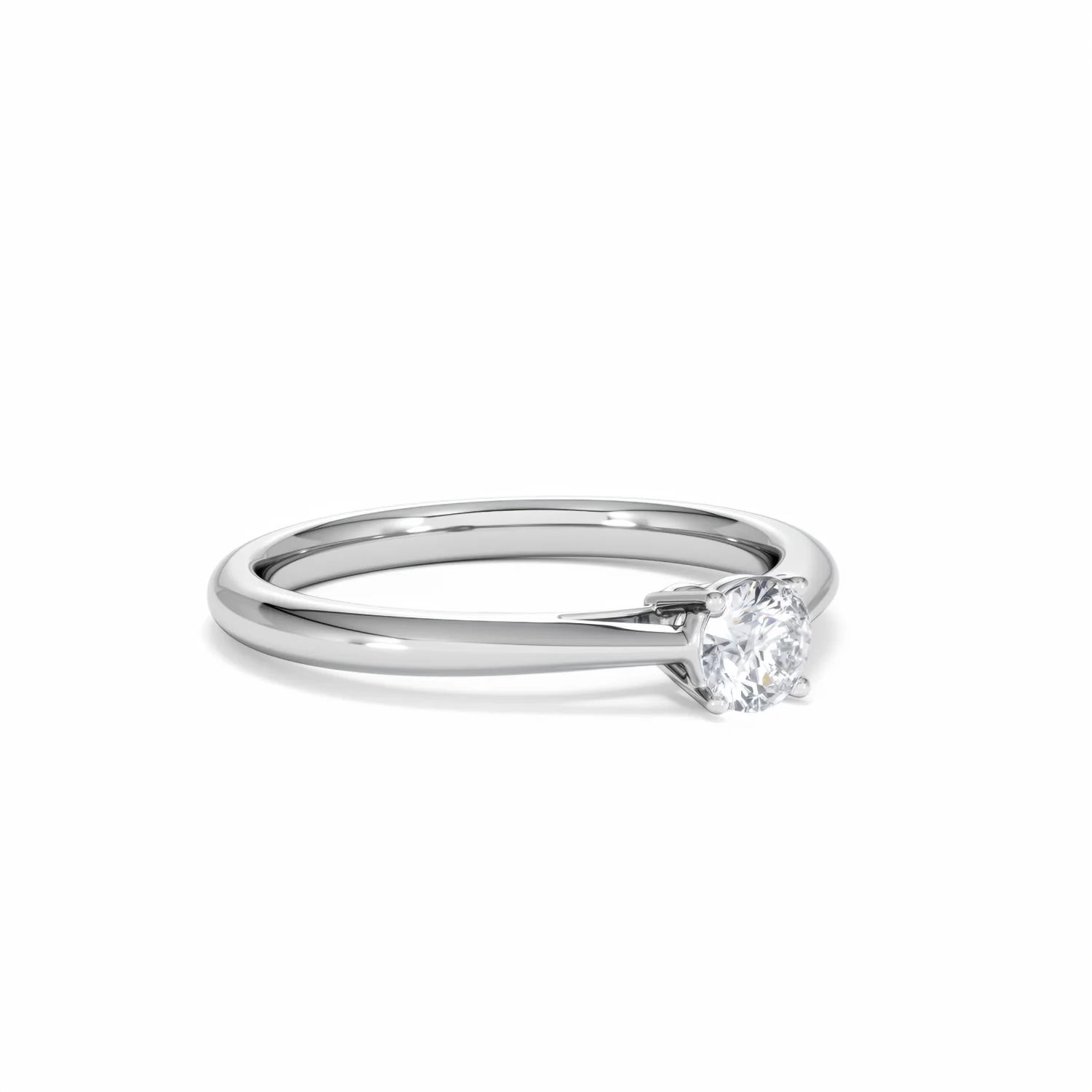 Engagement Ring Elysia 0.33ct Lab Diamond G/Vs in 18K White Gold - Image 16
