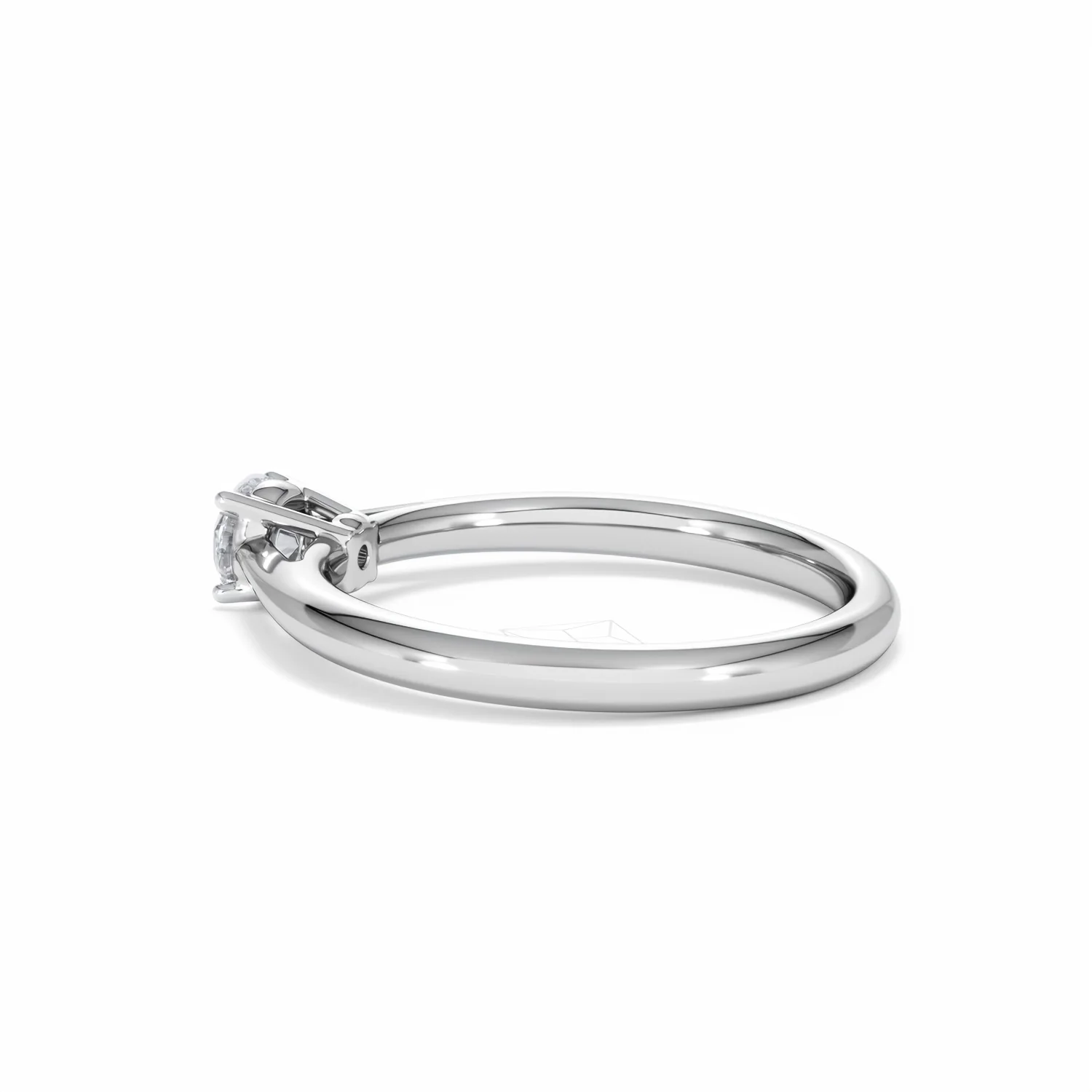 Engagement Ring Elysia 0.33ct Lab Diamond G/Vs in 18K White Gold - Image 62